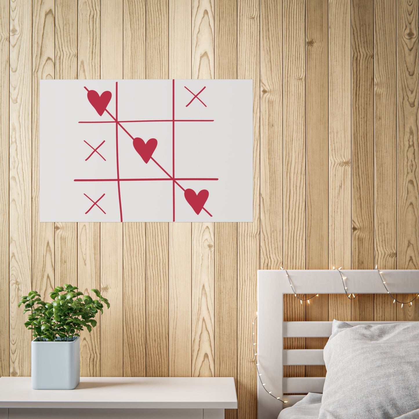 Love Tic-Tac-Toe Poster