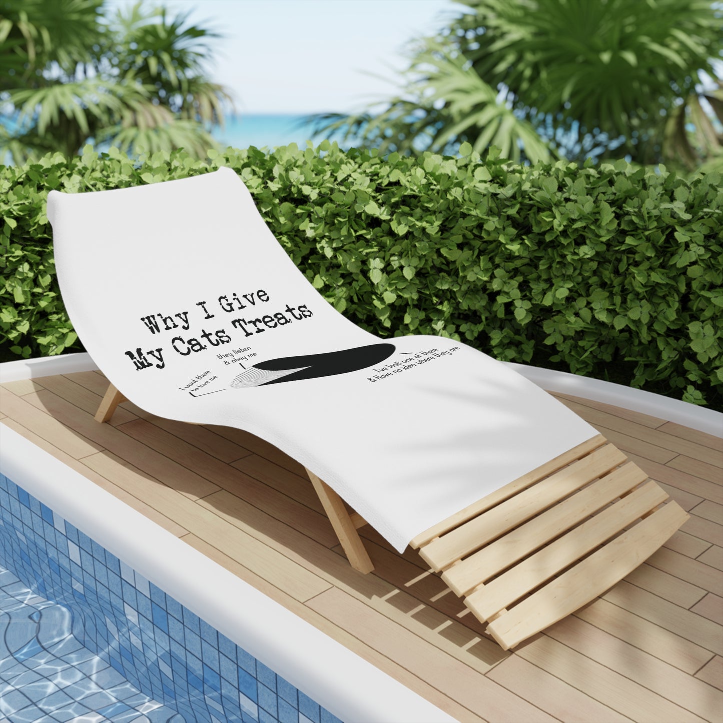 Cat Lovers Beach Towels - Funny Summer Essentials