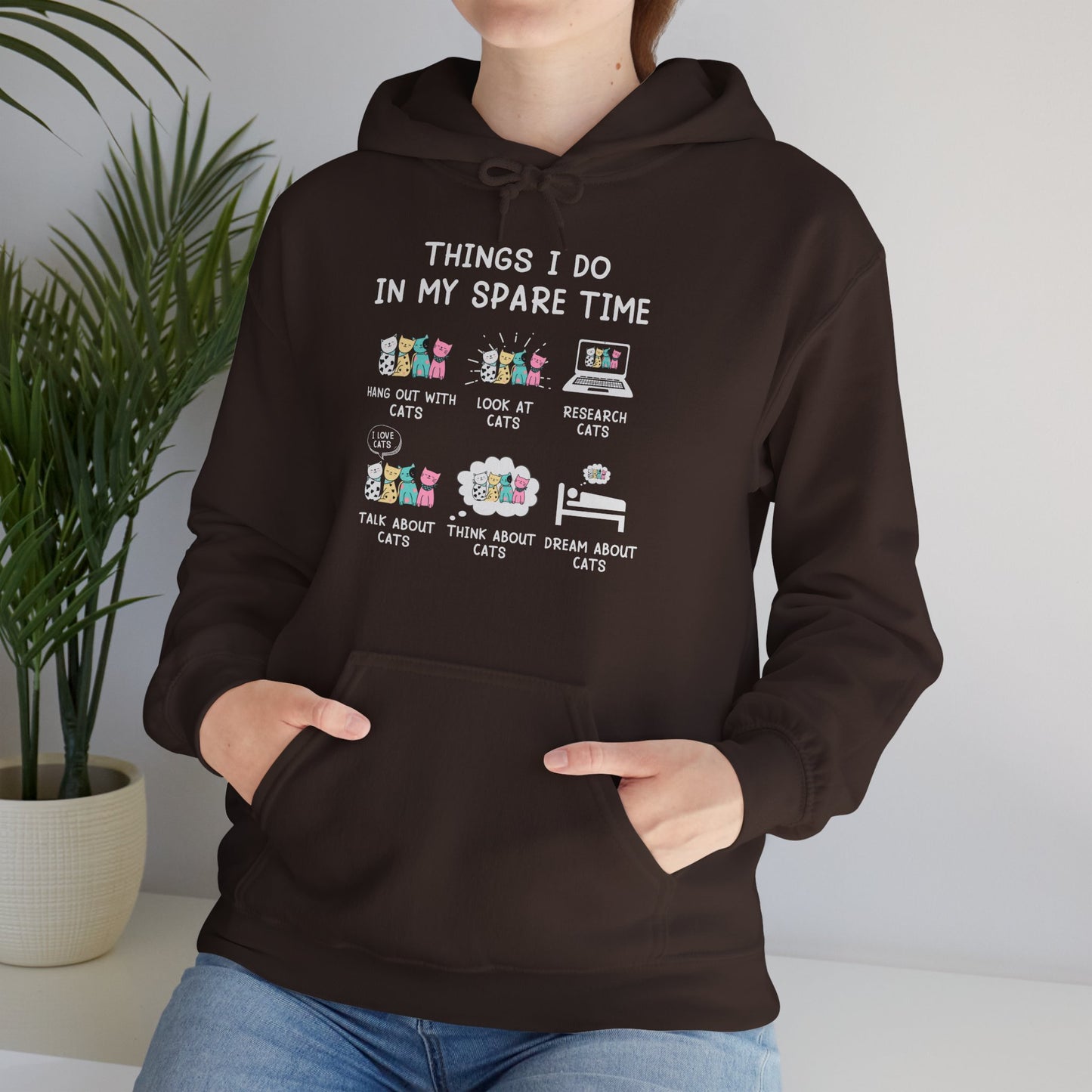 Kit-Tea Cat Hoodie — Cute Cat in Teacup Graphic Sweatshirt