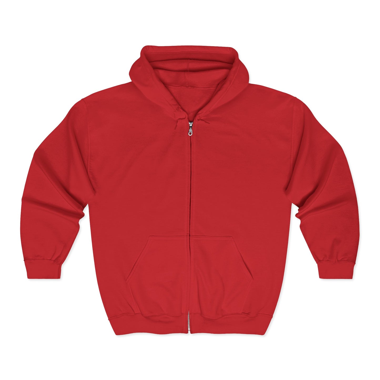 Zip Hoodie — Colorful Food Heart Graphic Full-Zip Hoodie