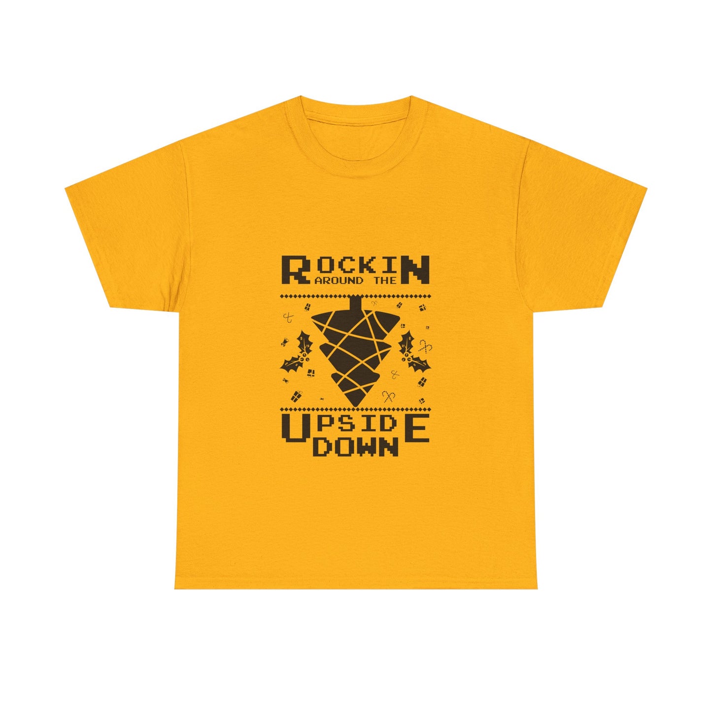 T-Shirt — "Rockin’ Around the Upside Down" Stranger Things Inspired Graphic Tee