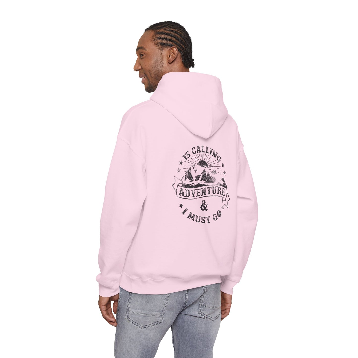 Adventure Awaits Unisex Hooded Sweatshirt for Outdoor Lovers
