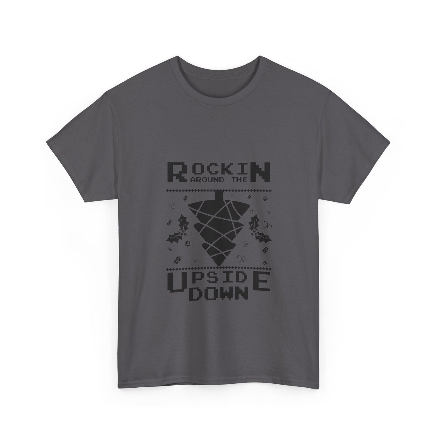 T-Shirt — "Rockin’ Around the Upside Down" Stranger Things Inspired Graphic Tee