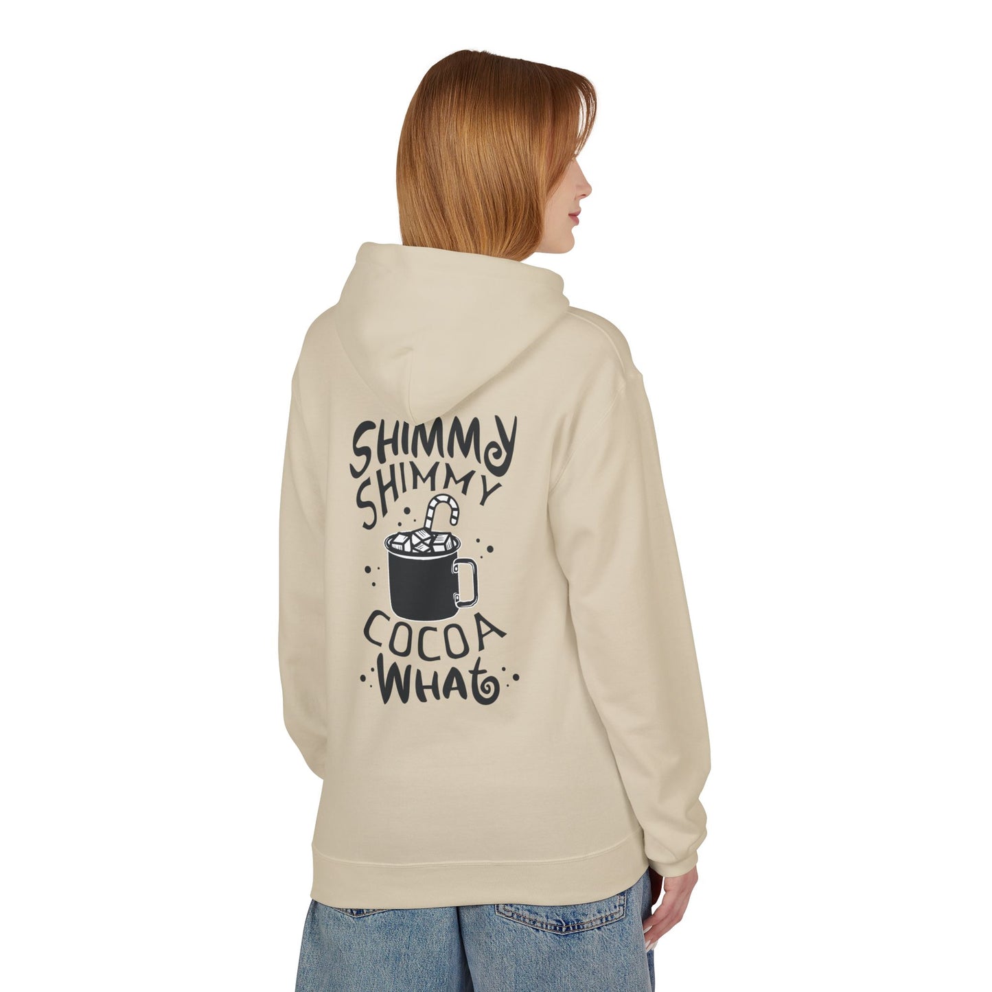 Shimmy Shimmy Cocoa What Hoodie – Cozy Hot Chocolate Graphic Hoodie