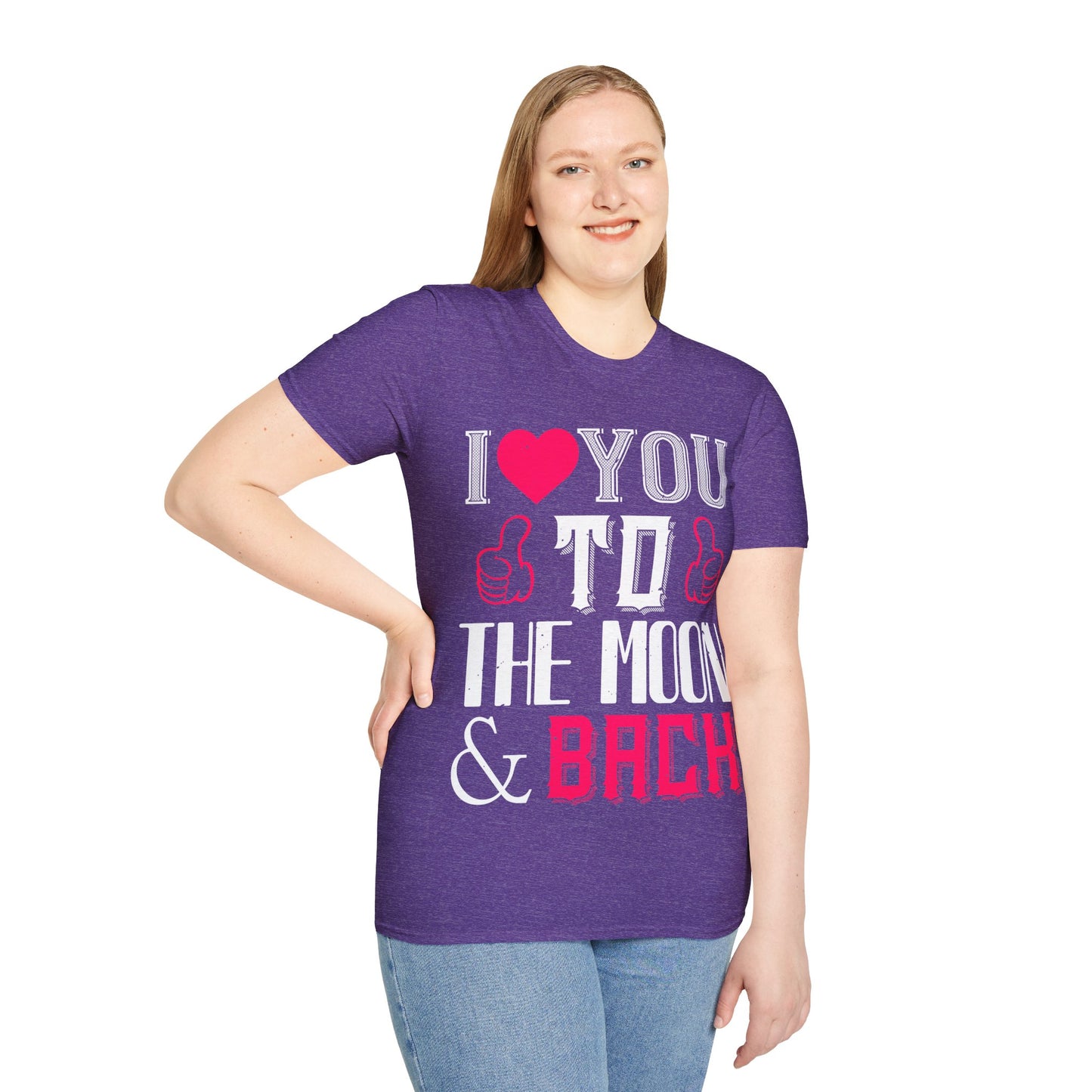 I  You To The Moon & Back T-Shirt — Romantic Couple Valentine Tee