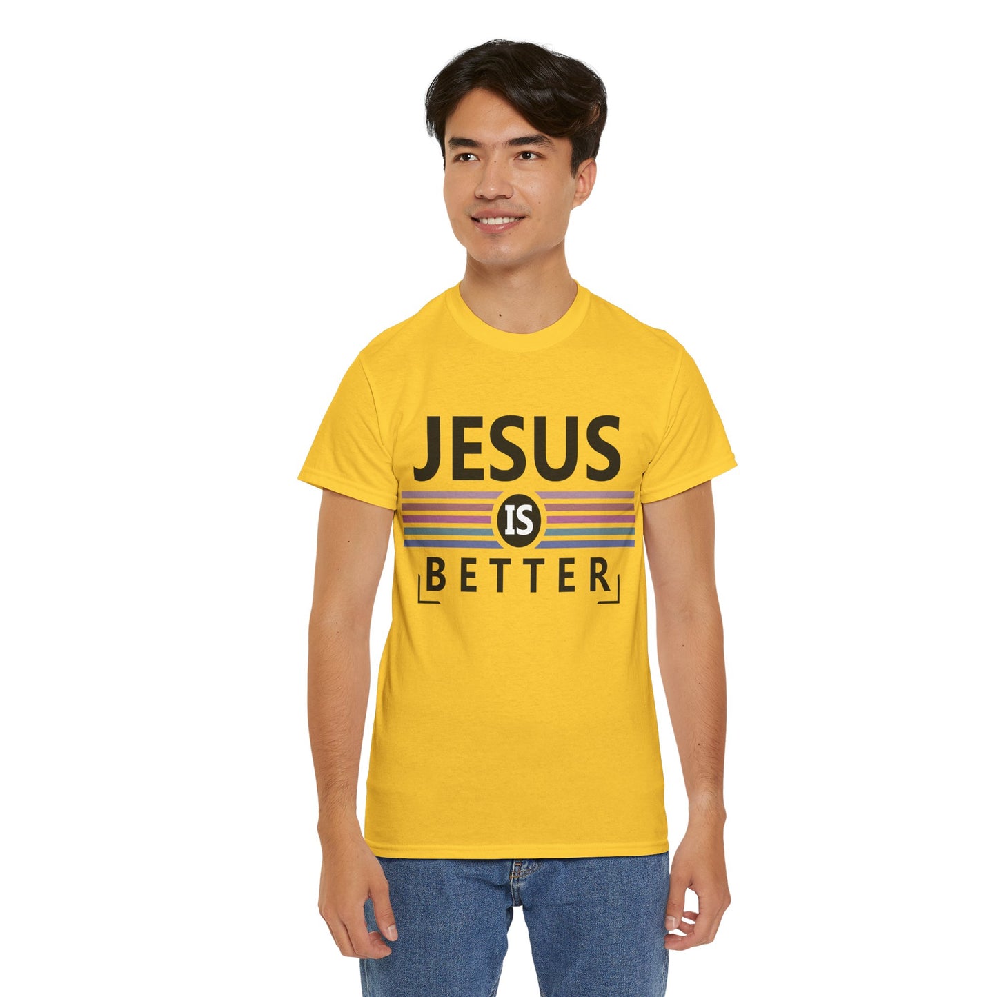 Jesus Is Better Unisex Heavy Cotton Tee - Faith-Based Apparel