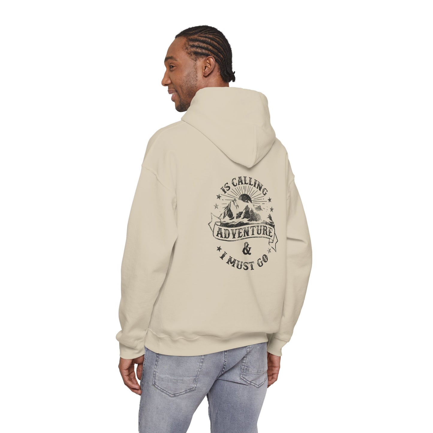 Adventure Awaits Unisex Hooded Sweatshirt for Outdoor Lovers
