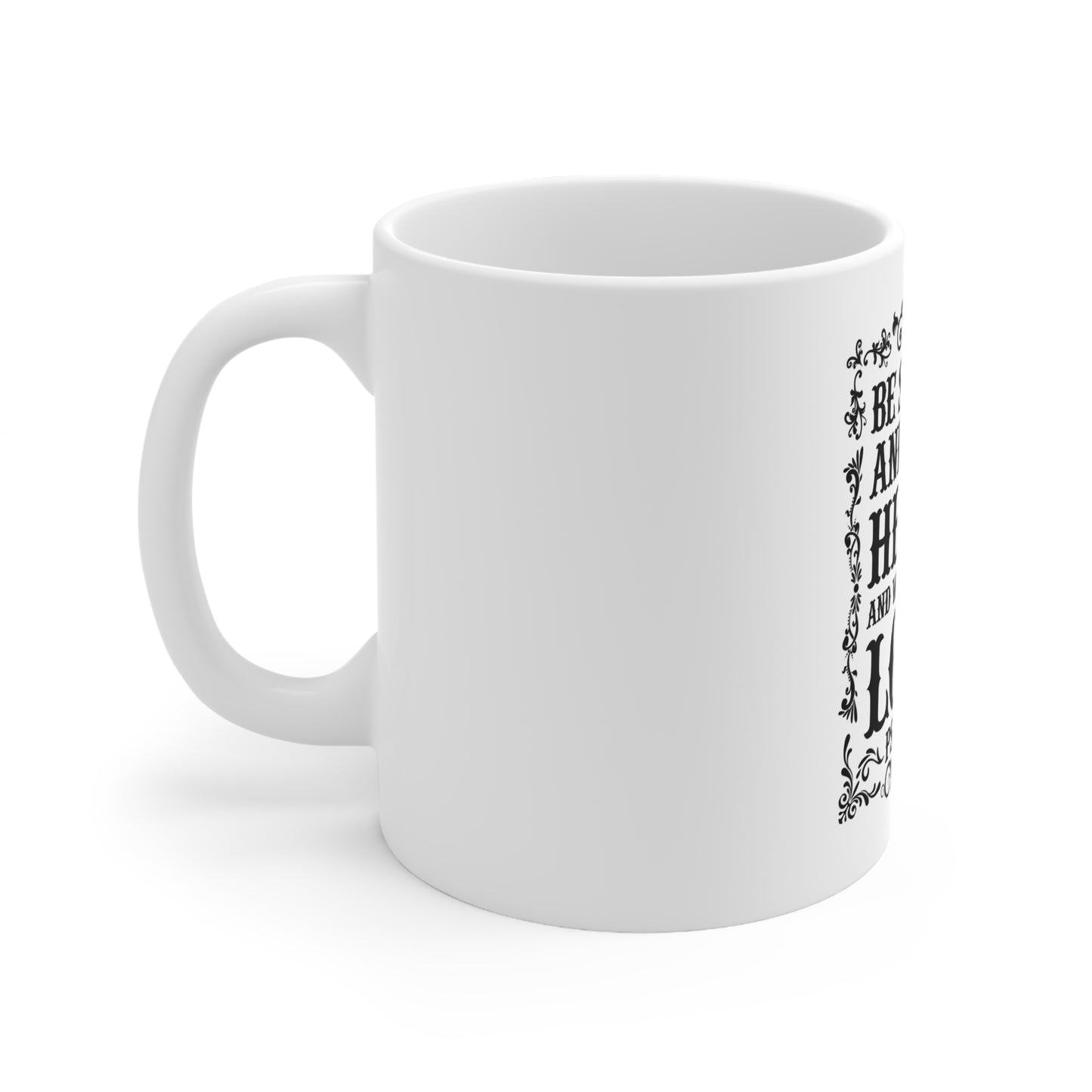Inspirational Coffee Mug with Psalm 27 Quote