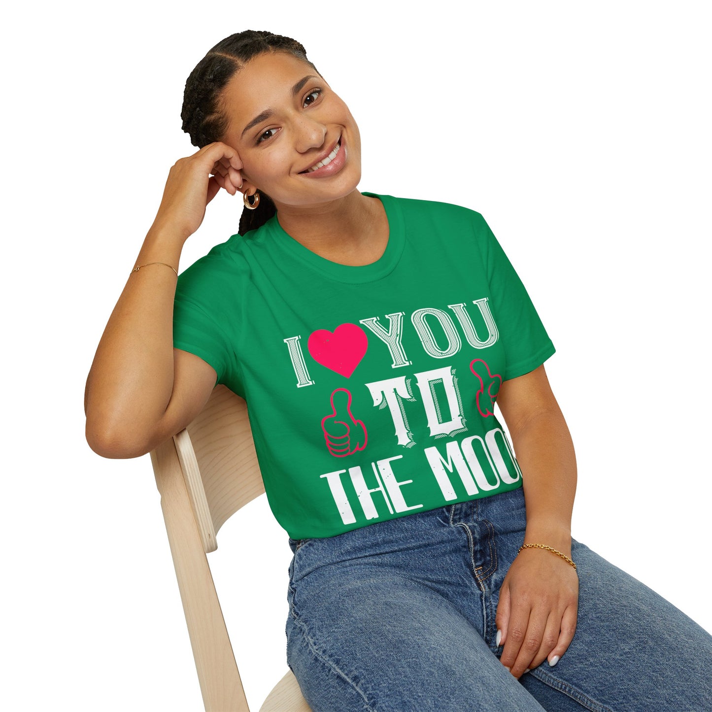 I  You To The Moon & Back T-Shirt — Romantic Couple Valentine Tee