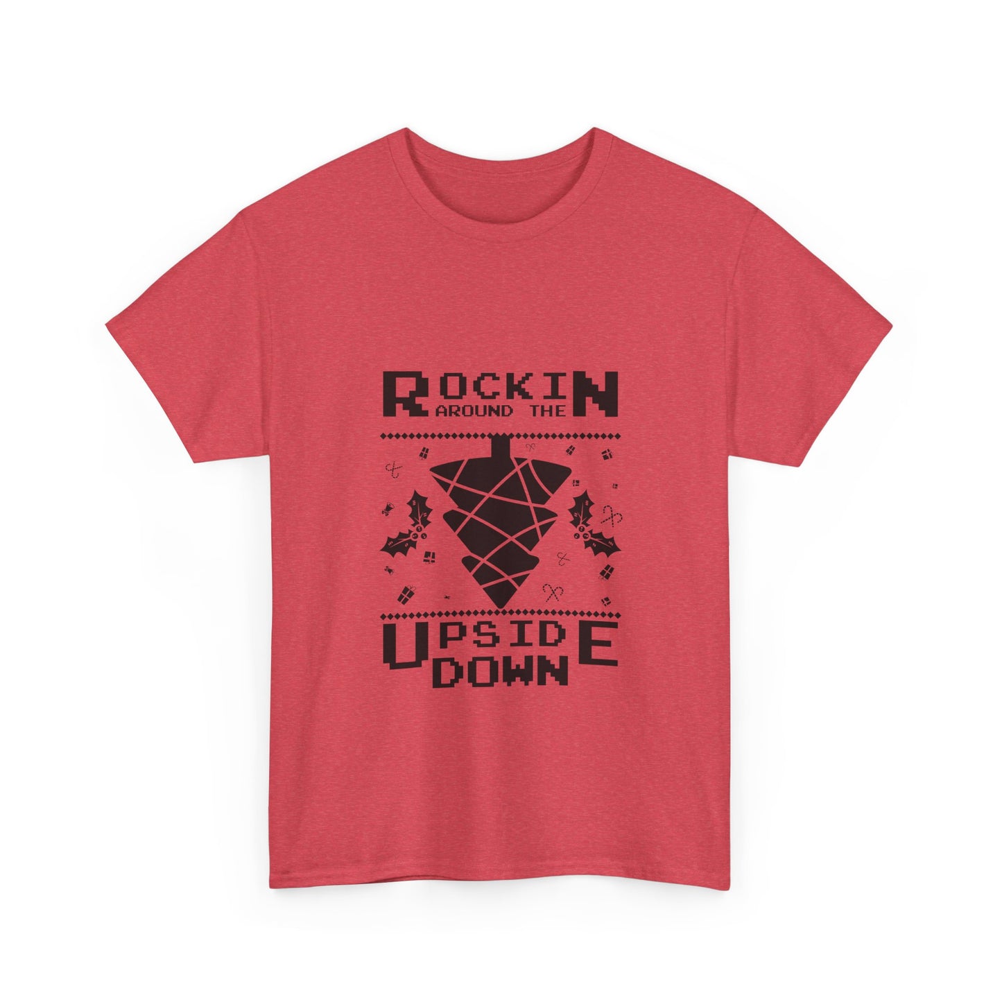 T-Shirt — "Rockin’ Around the Upside Down" Stranger Things Inspired Graphic Tee