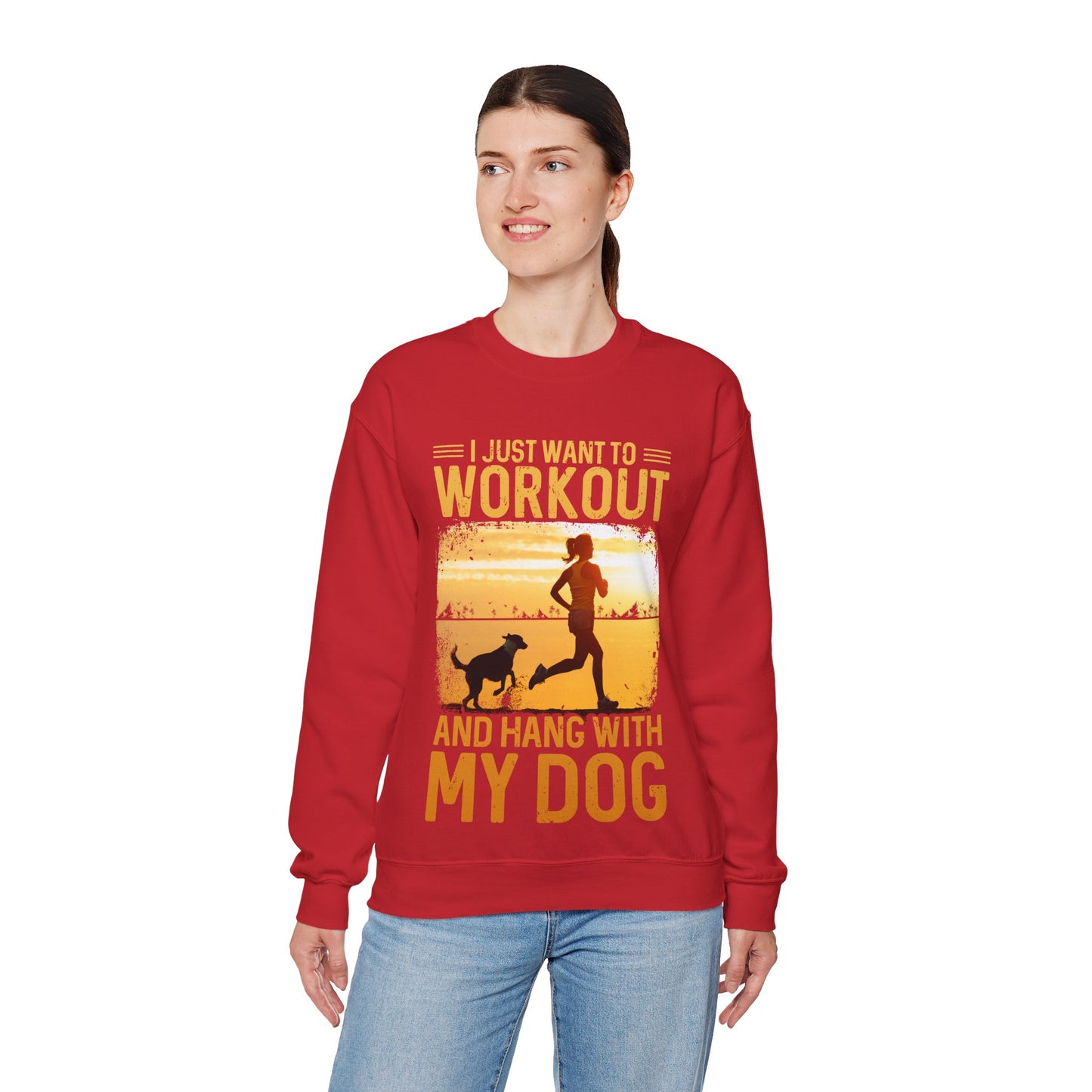 Workout And Hang With My Dog Sweatshirt