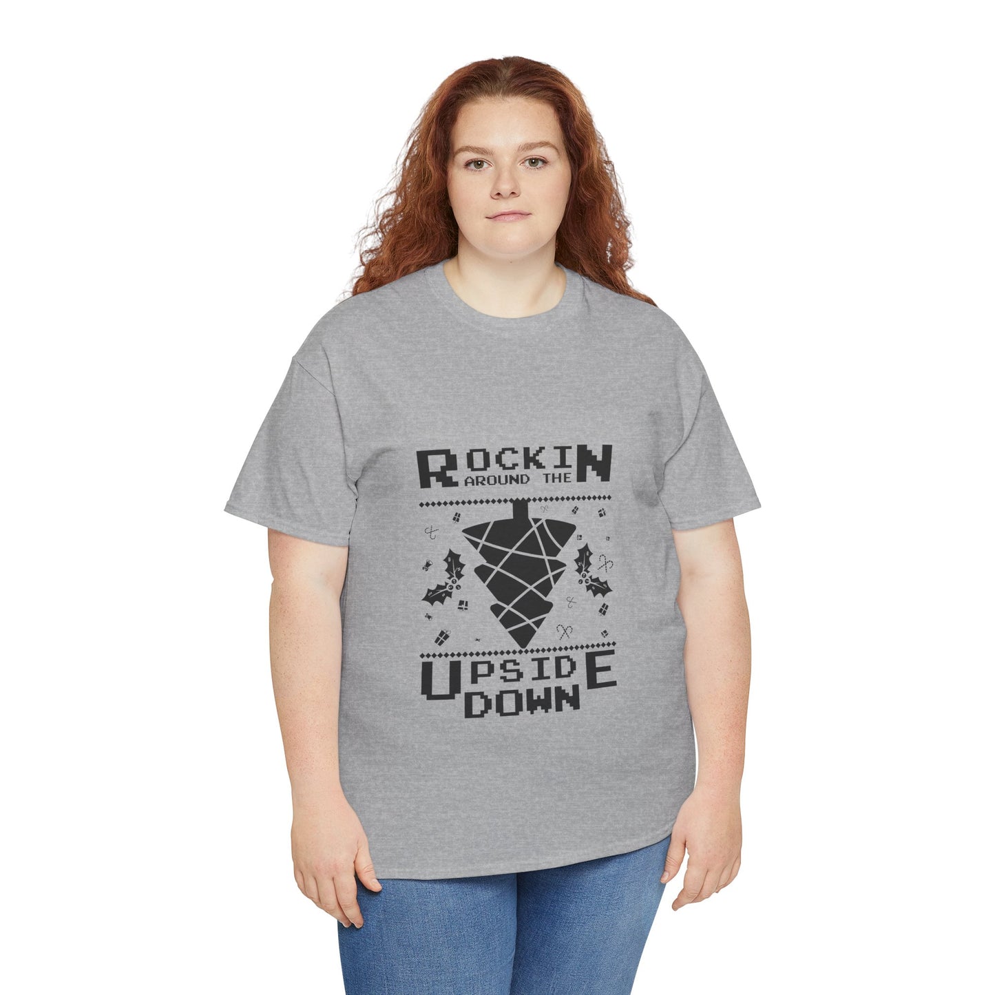T-Shirt — "Rockin’ Around the Upside Down" Stranger Things Inspired Graphic Tee