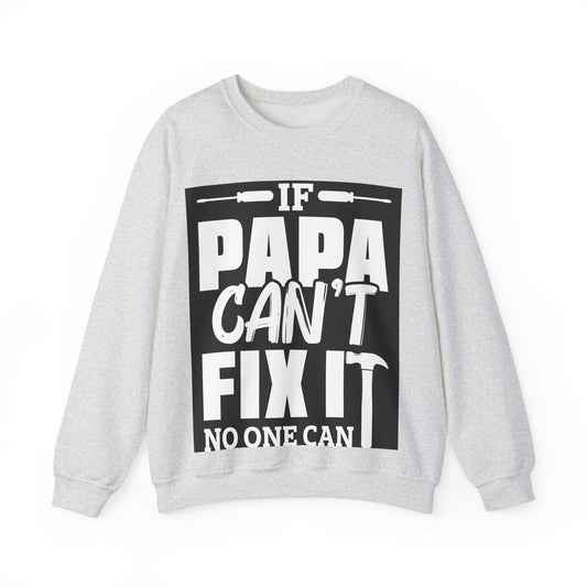 Funny Papa Crewneck Sweatshirt