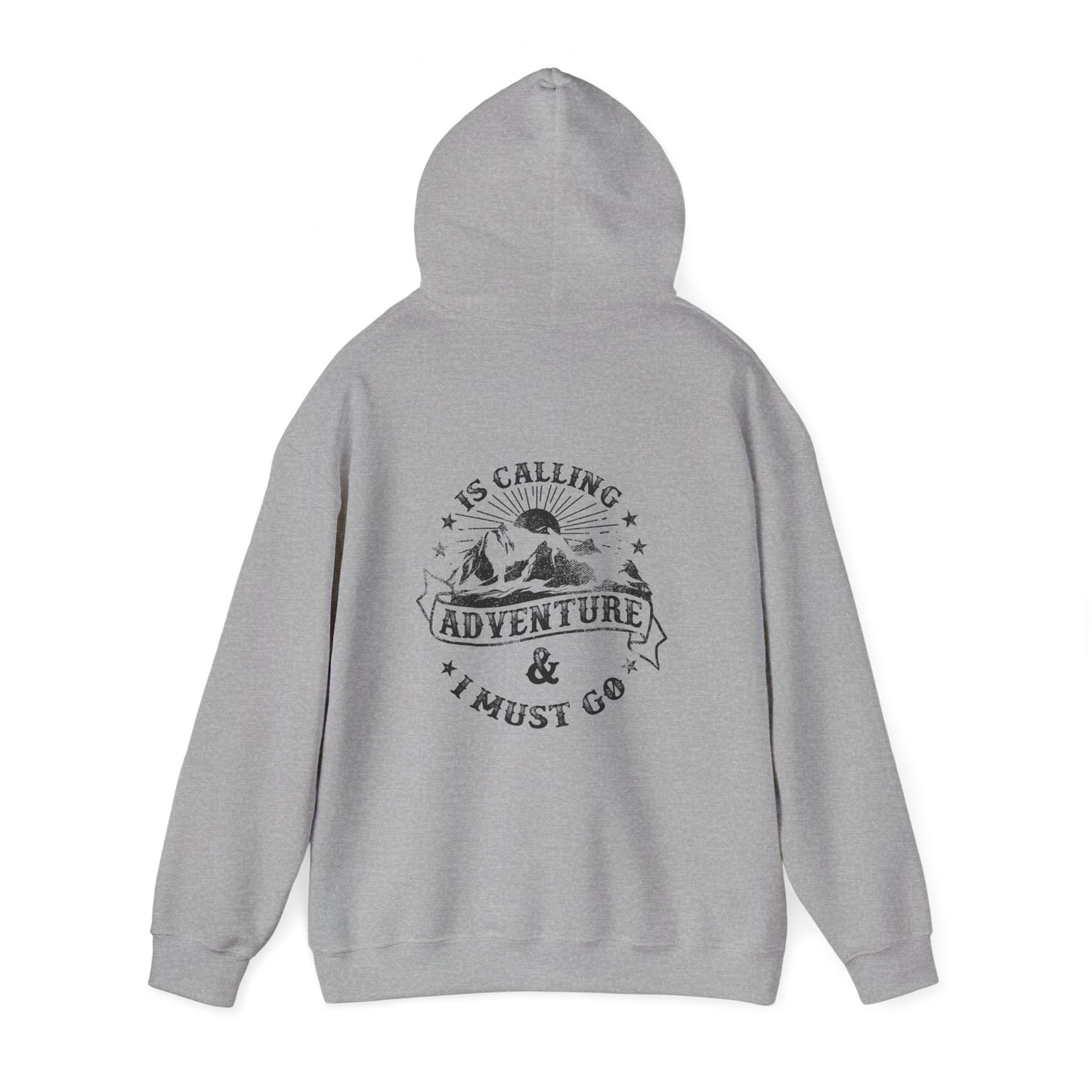 Adventure Awaits Unisex Hooded Sweatshirt for Outdoor Lovers