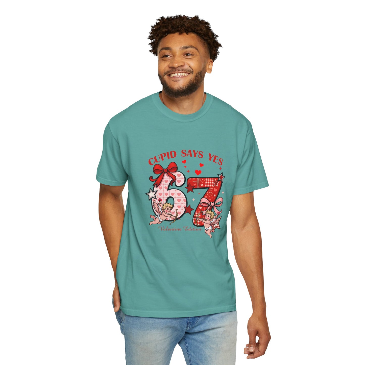 Valentine’s Cupid Says Yes 67 T-Shirt
