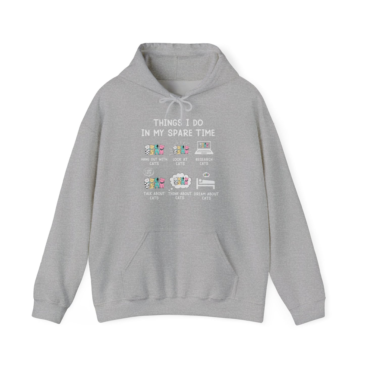 Kit-Tea Cat Hoodie — Cute Cat in Teacup Graphic Sweatshirt