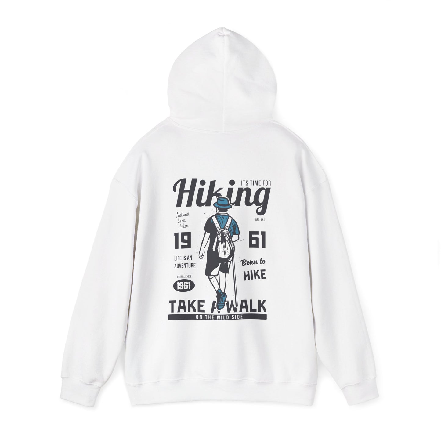 Vintage Hiking Sweatshirt | Unisex Heavy Blend Hoodie for Adventurers