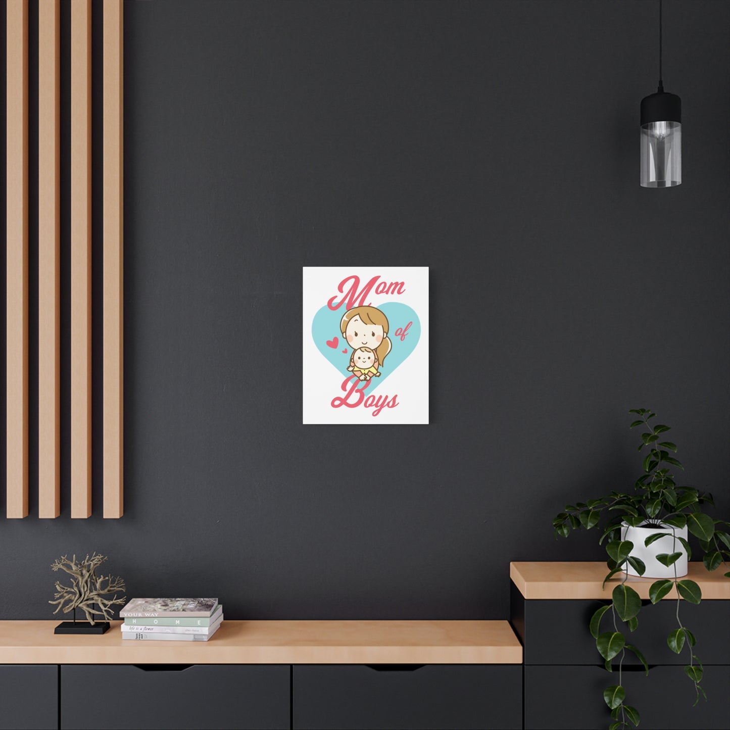 Mom of Boys Wall Art - Cute Nursery Decor