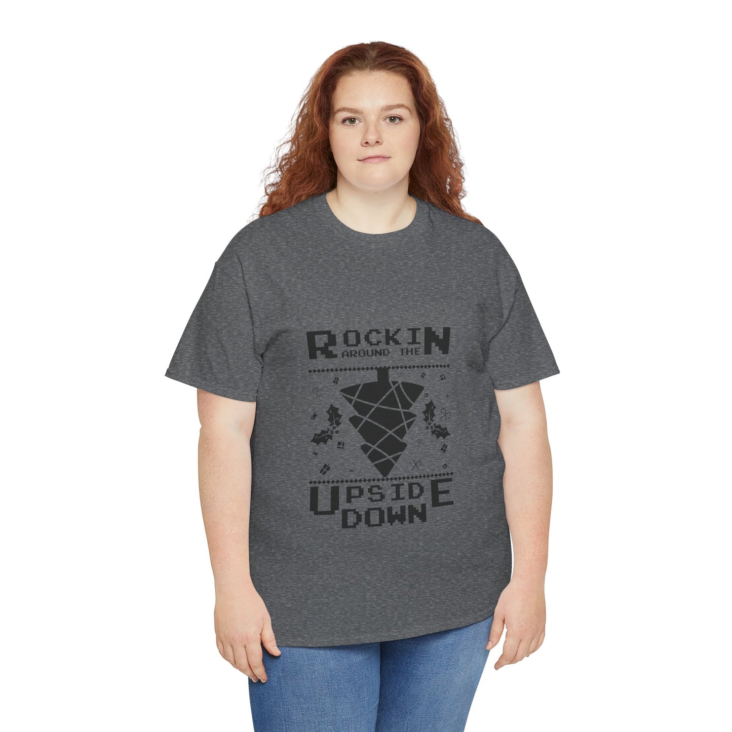 T-Shirt — "Rockin’ Around the Upside Down" Stranger Things Inspired Graphic Tee