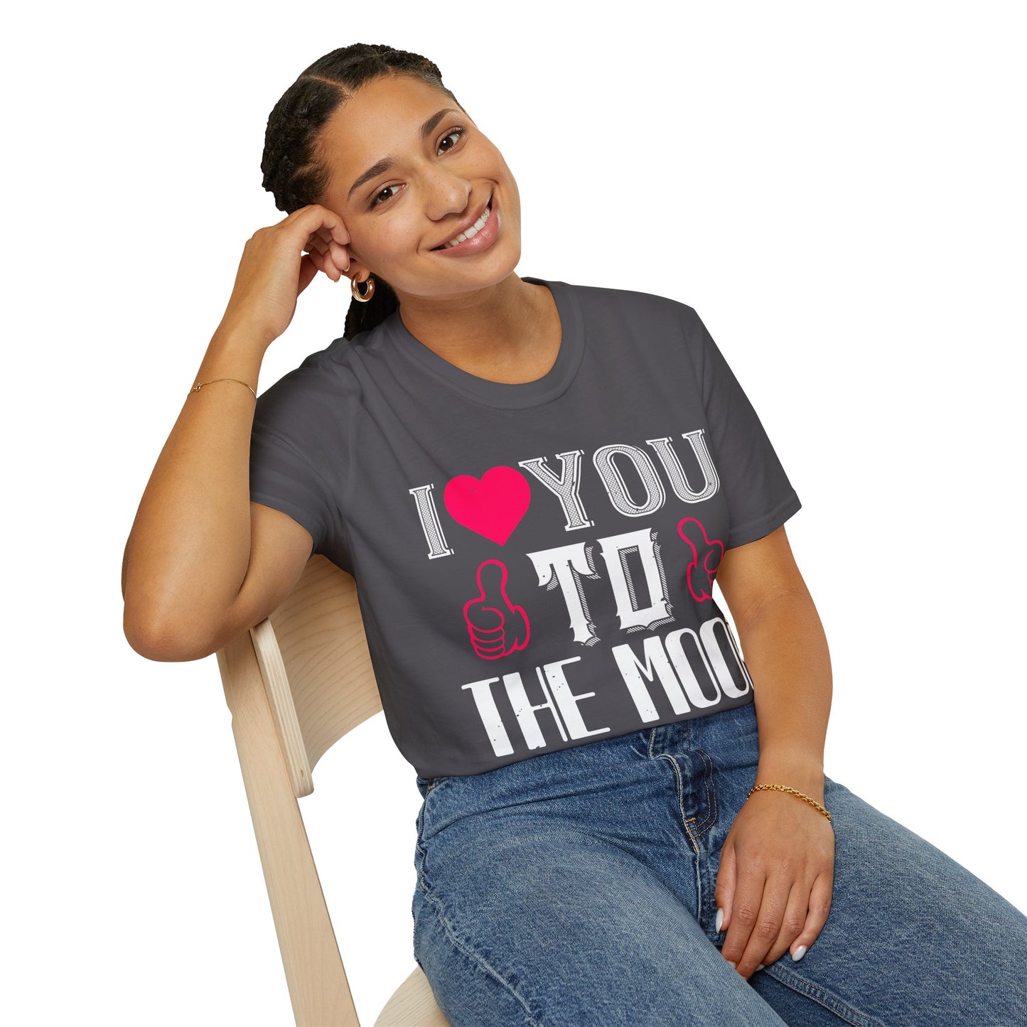 I  You To The Moon & Back T-Shirt — Romantic Couple Valentine Tee