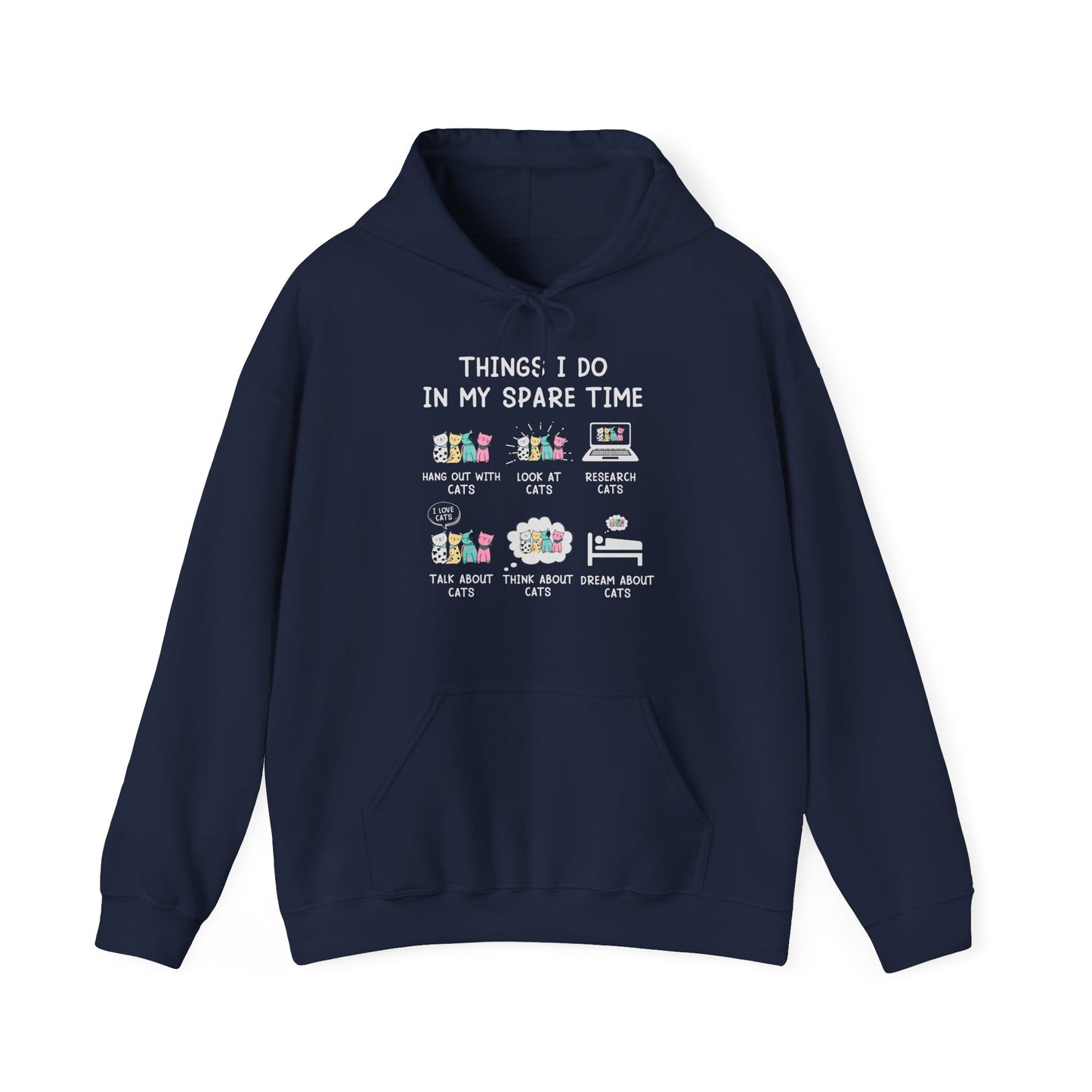 Kit-Tea Cat Hoodie — Cute Cat in Teacup Graphic Sweatshirt