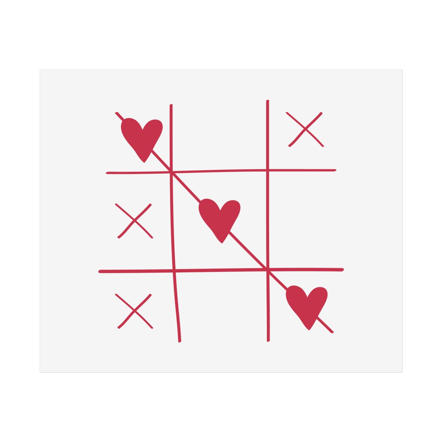 Love Tic-Tac-Toe Poster