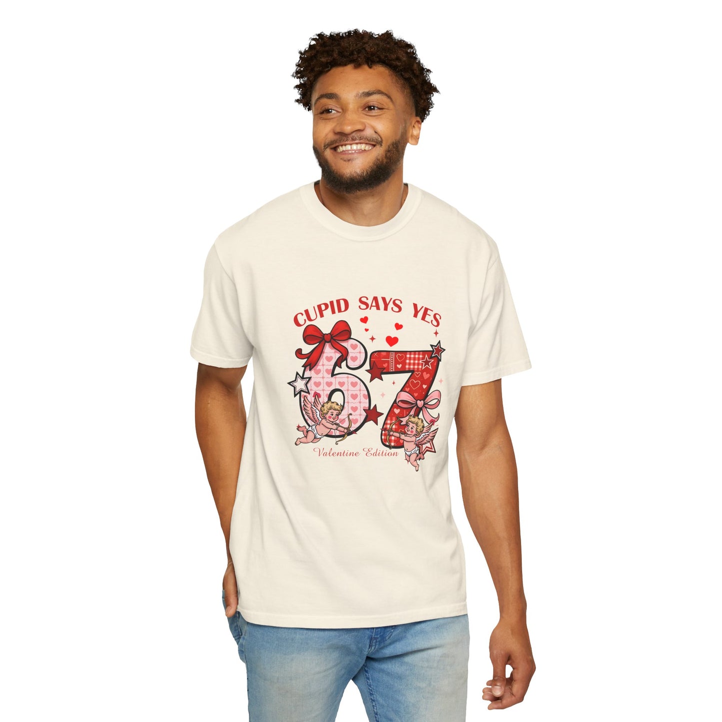 Valentine’s Cupid Says Yes 67 T-Shirt
