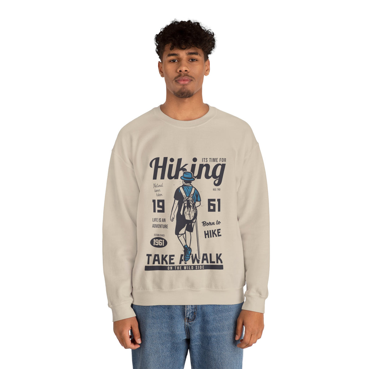 Vintage Hiking Adventure Sweatshirt