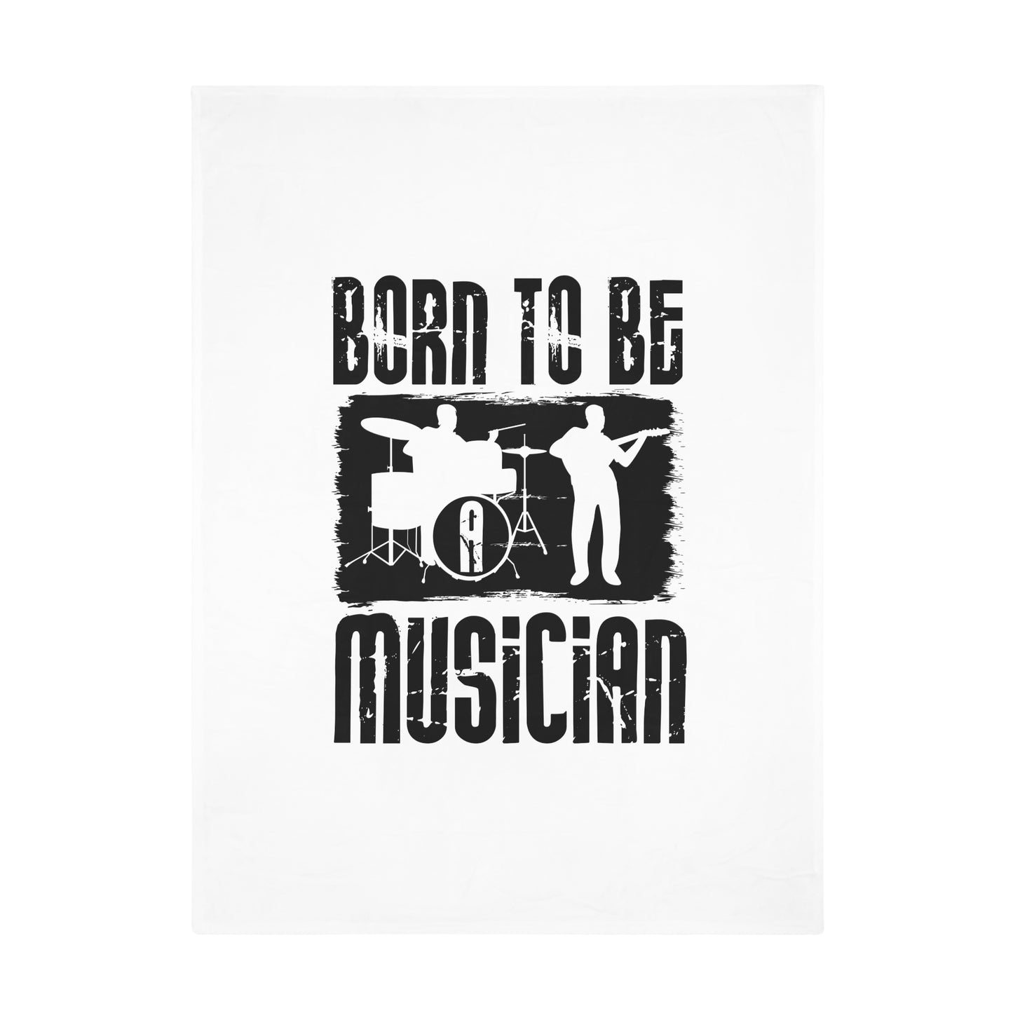 Musician's Plush Fleece Blanket - Cozy Gift for Music Lovers