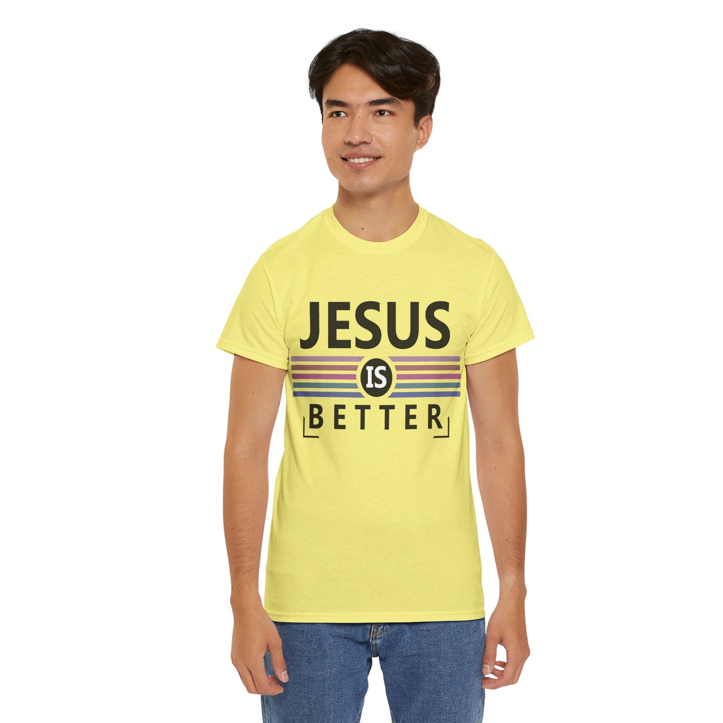 Jesus Is Better Unisex Heavy Cotton Tee - Faith-Based Apparel
