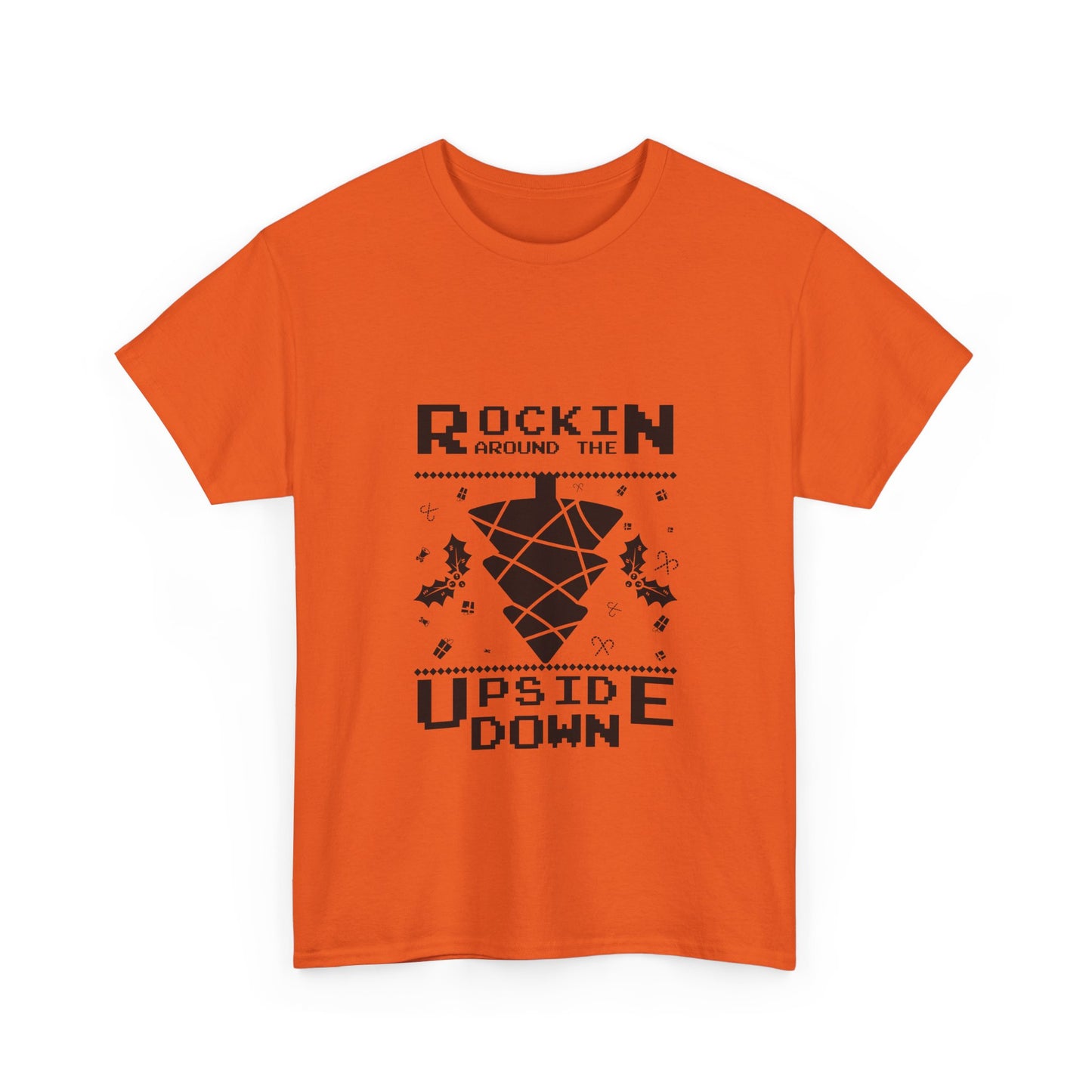 T-Shirt — "Rockin’ Around the Upside Down" Stranger Things Inspired Graphic Tee
