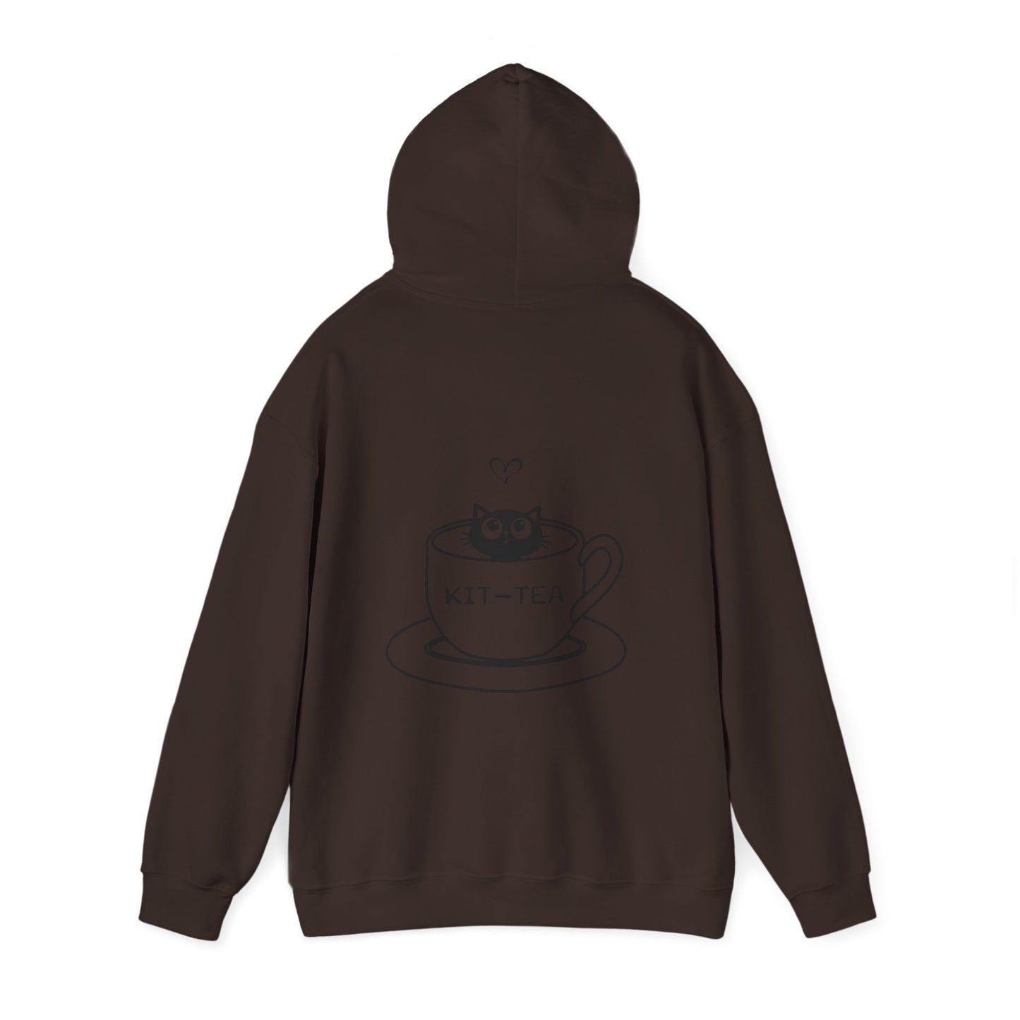 Kit-Tea Cat Hoodie — Cute Cat in Teacup Graphic Sweatshirt