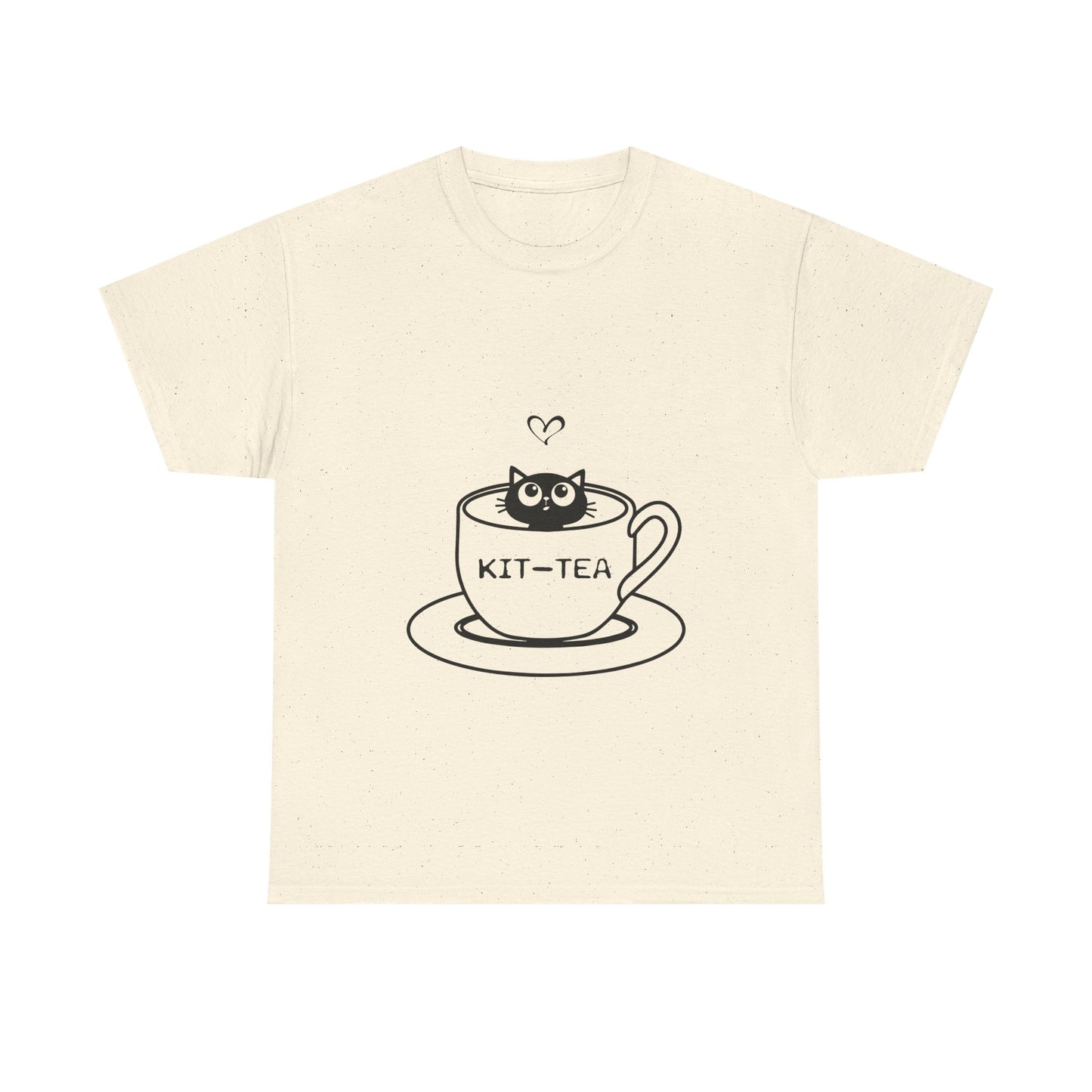 Kit-Tea Cat Tee — Cute Cat in a Teacup Graphic T-Shirt