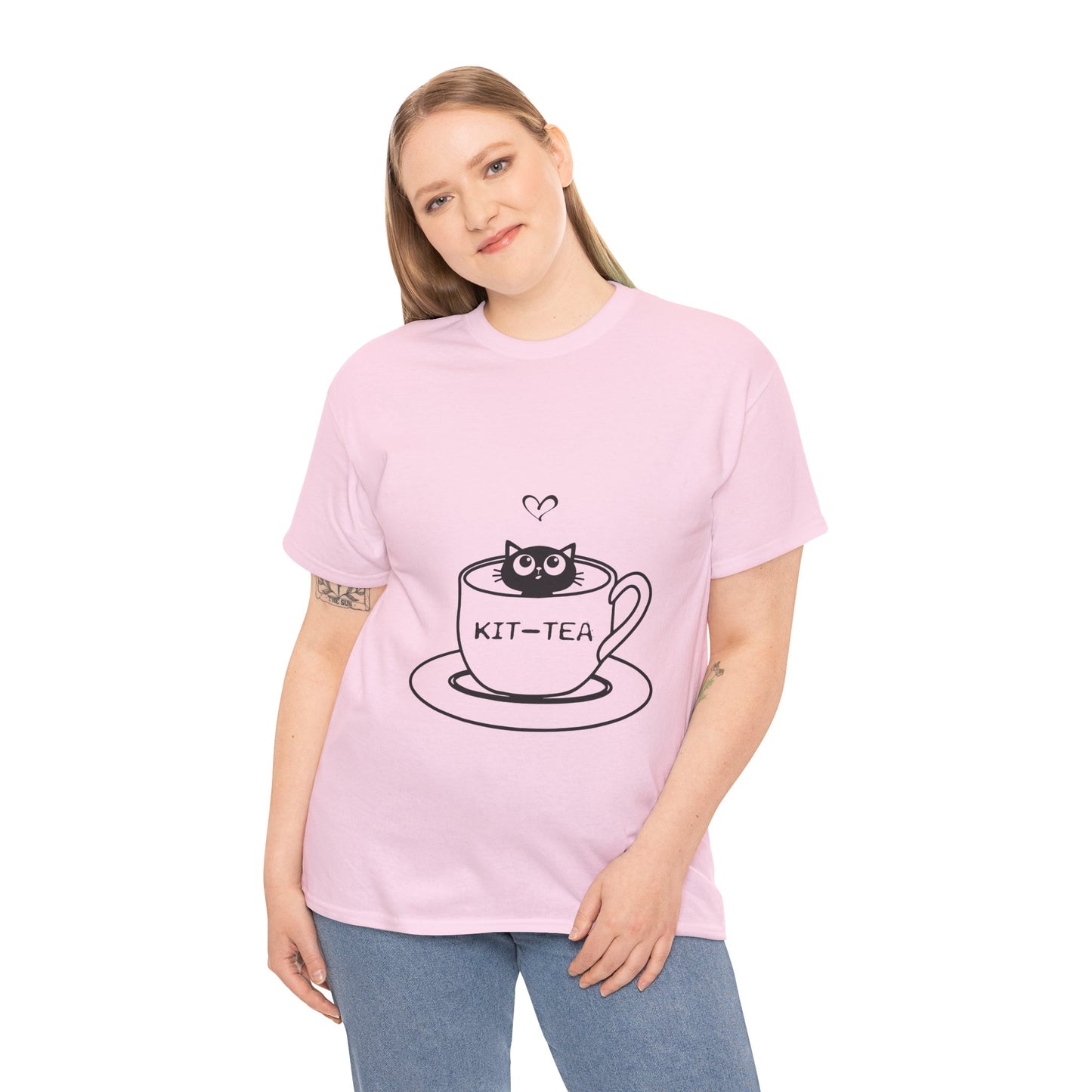 Kit-Tea Cat Tee — Cute Cat in a Teacup Graphic T-Shirt