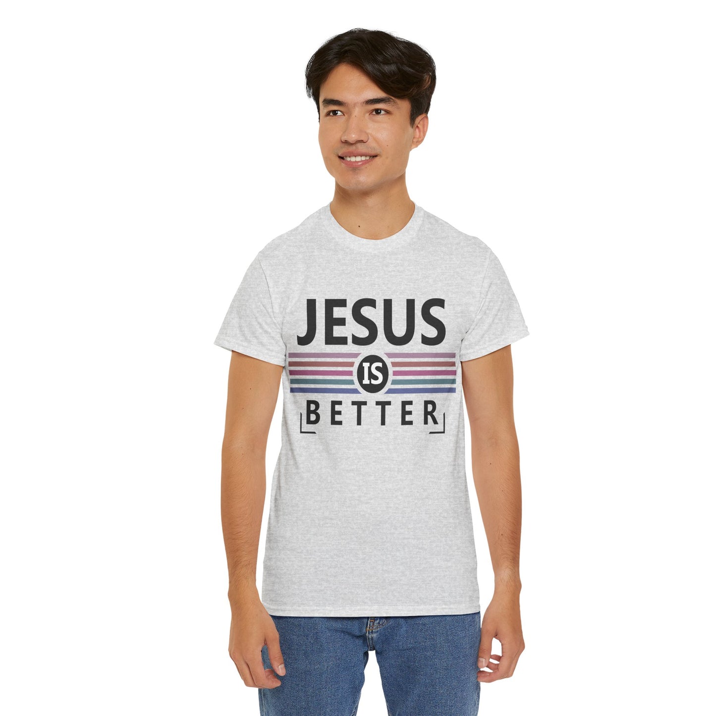 Jesus Is Better Unisex Heavy Cotton Tee - Faith-Based Apparel