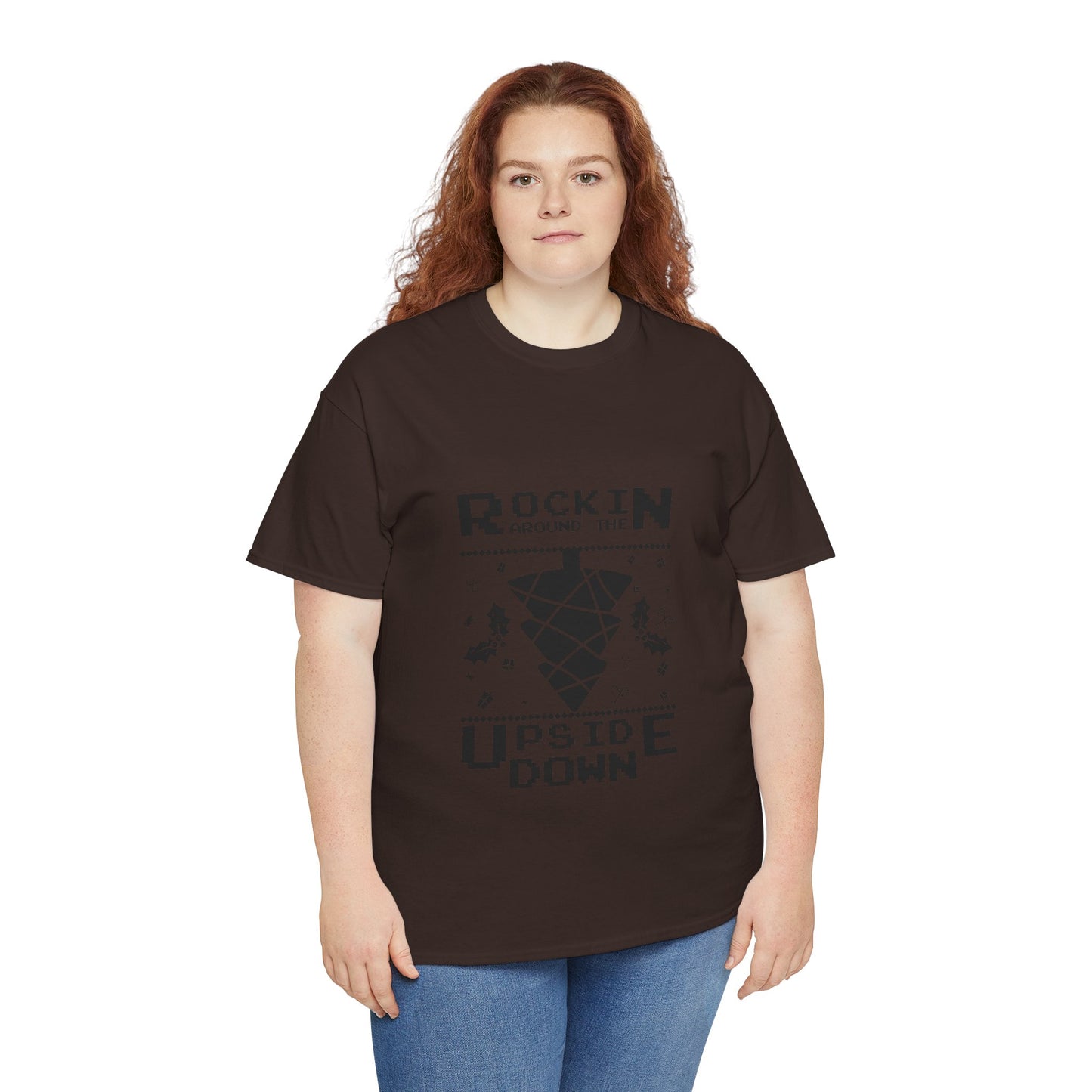T-Shirt — "Rockin’ Around the Upside Down" Stranger Things Inspired Graphic Tee