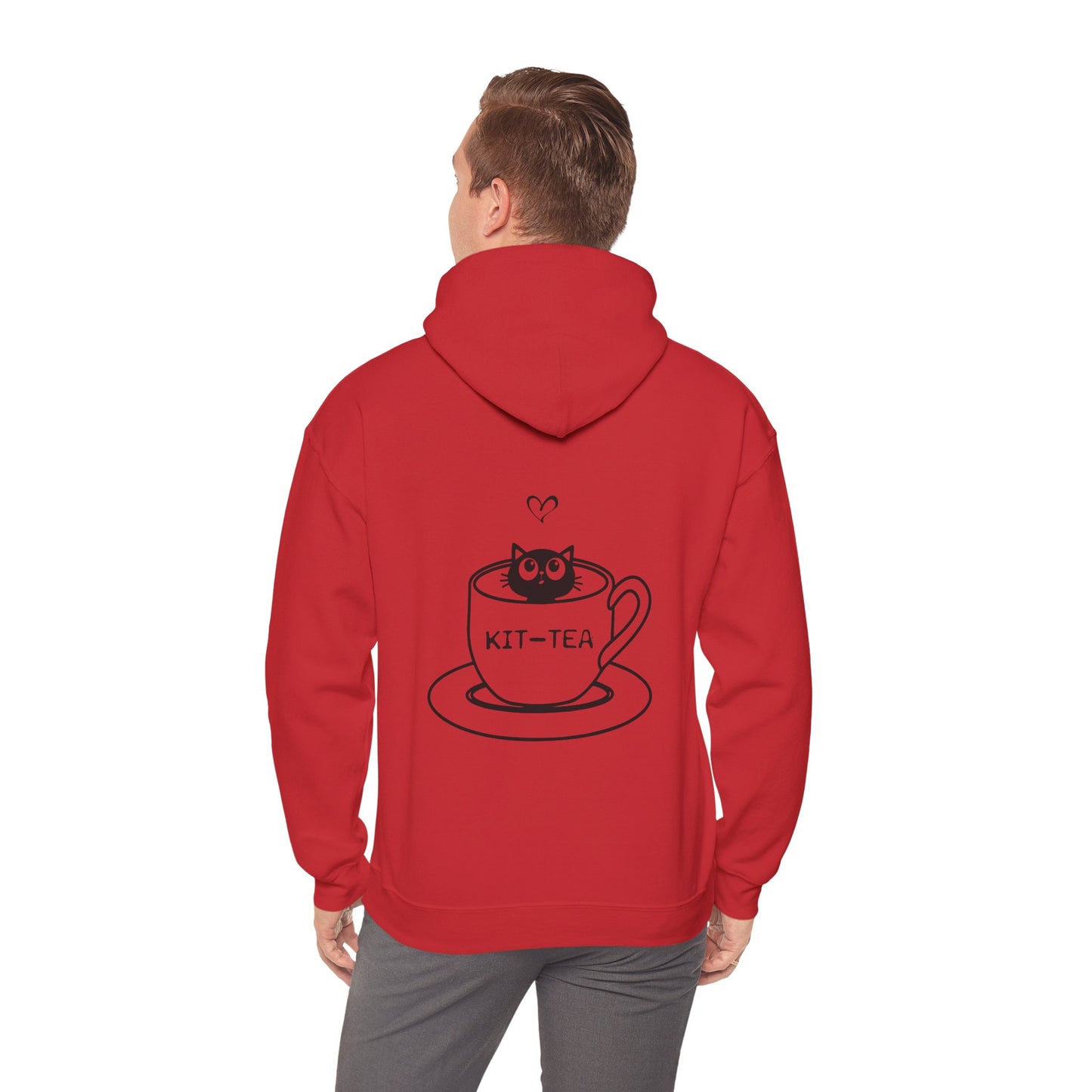 Kit-Tea Cat Hoodie — Cute Cat in Teacup Graphic Sweatshirt