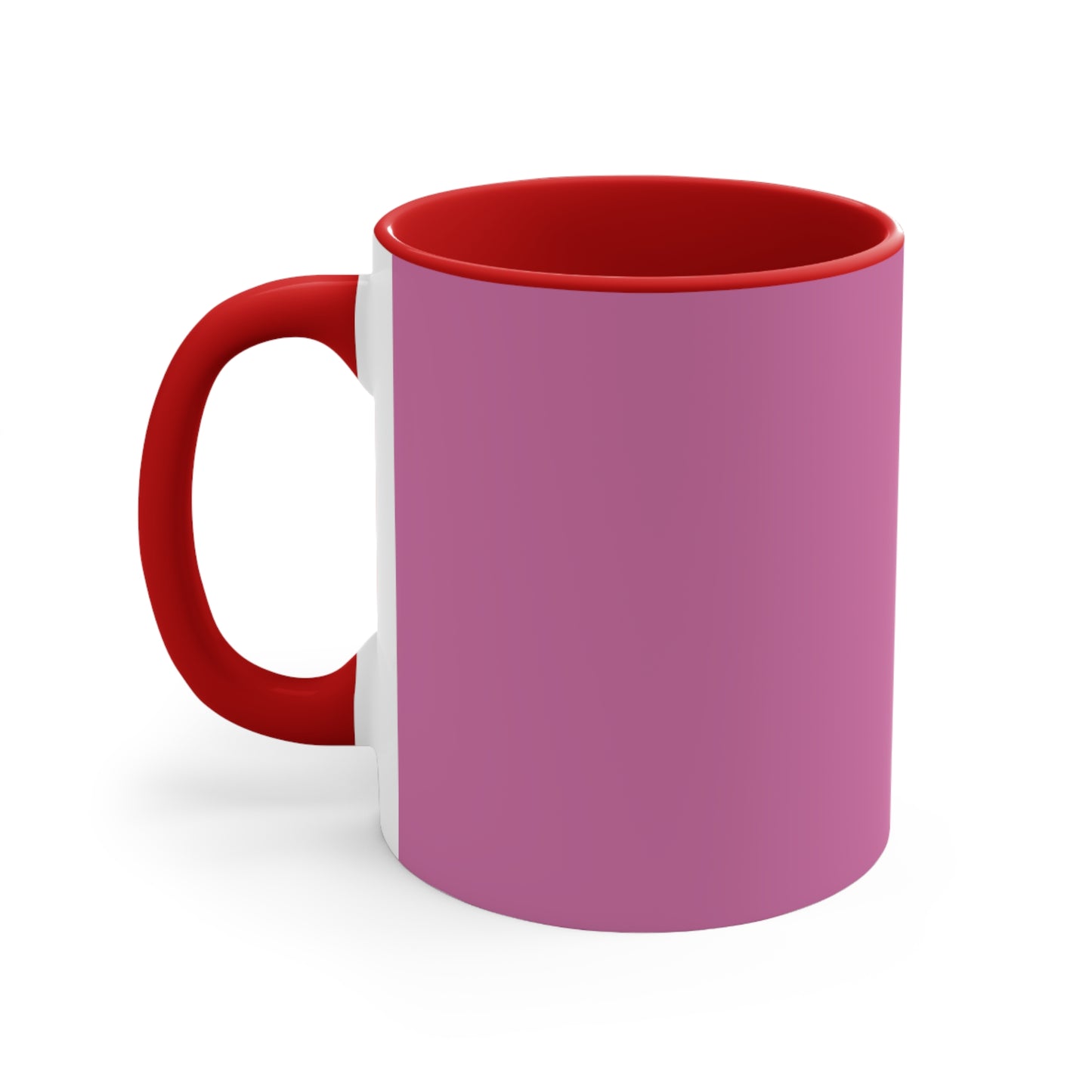 Dream Big Pink Accent Mug — Inspirational 11oz Coffee Cup