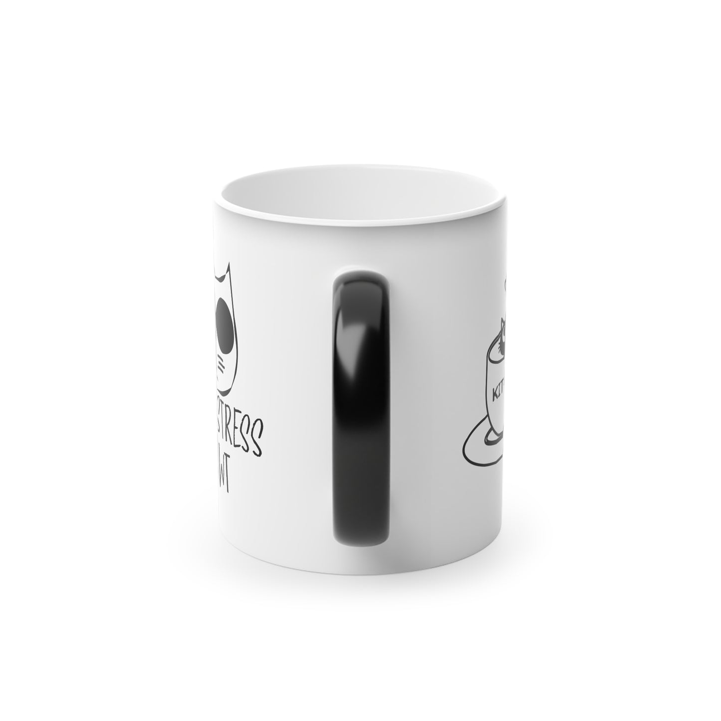 Magic Mug — Cute Witch Cat Coffee Mug with ‘Witchess’ Illustration (Novelty Spellcaster Gift)