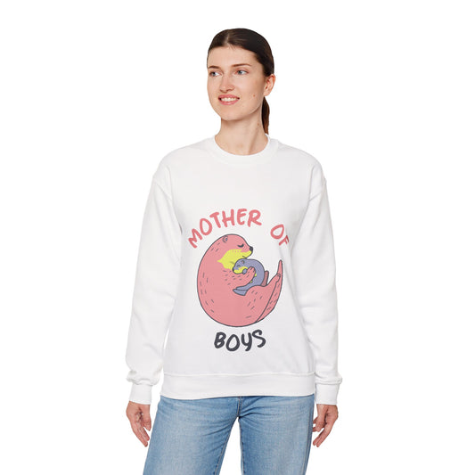 Mother of Boys Sweatshirt - Unisex Heavy Blend