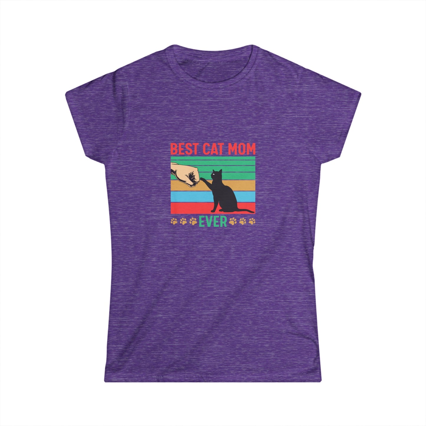 Best Cat Mom Ever T-Shirt — Retro Cat Mom Gift Tee
