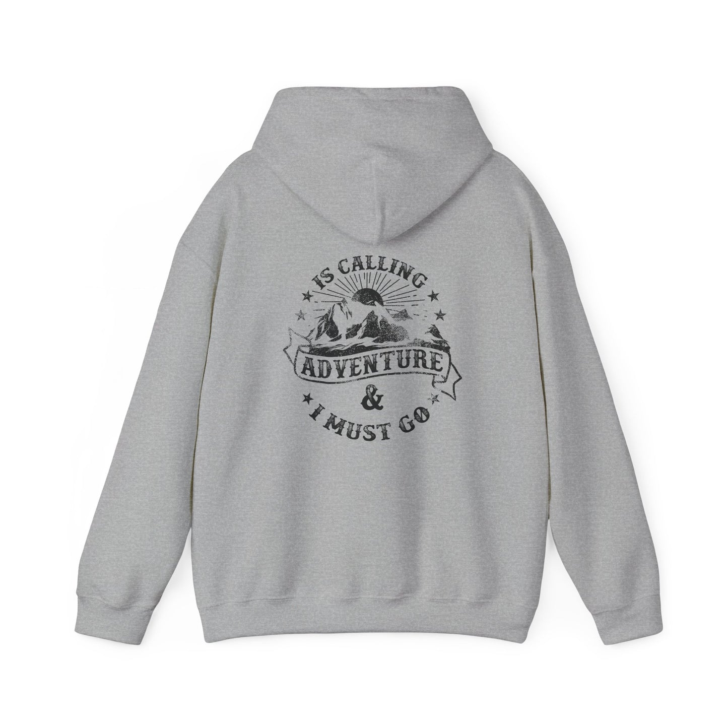 Adventure Awaits Unisex Hooded Sweatshirt for Outdoor Lovers