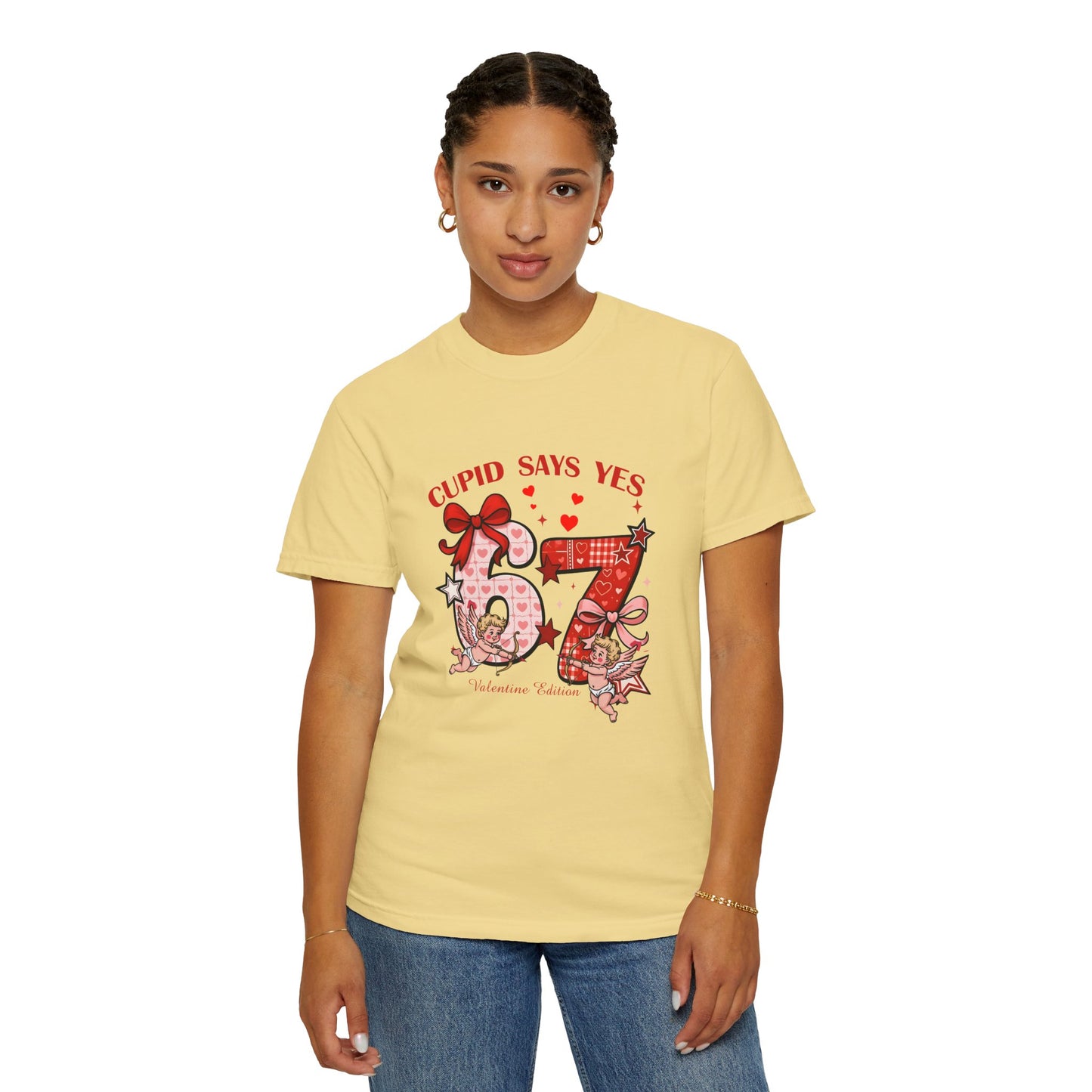 Valentine’s Cupid Says Yes 67 T-Shirt