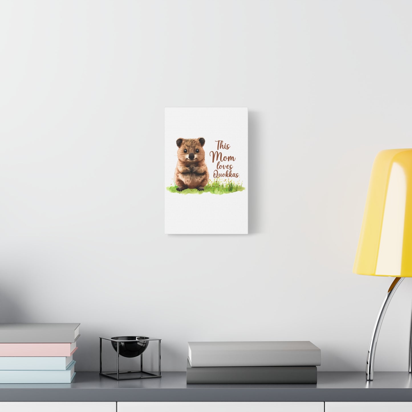 Quokka Canvas Art Print - Cute Animal Wall Decor