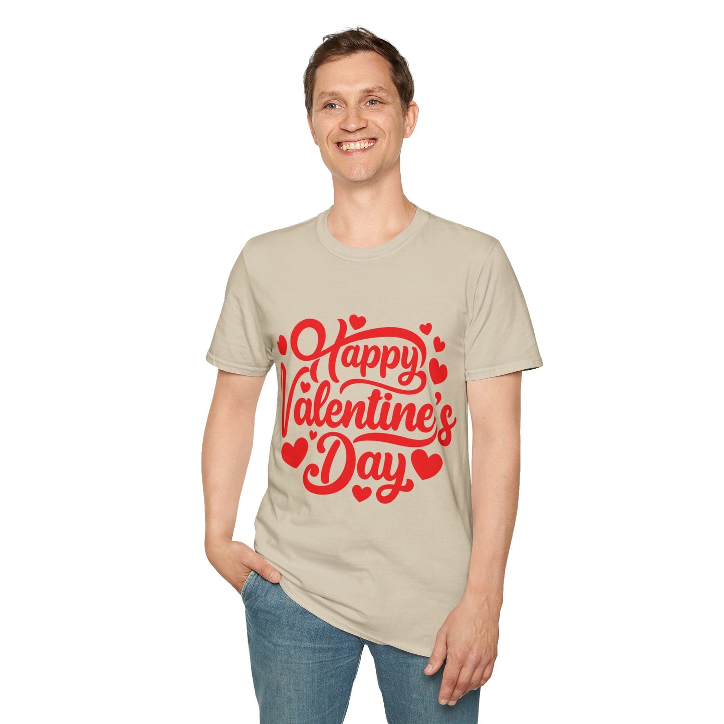 Unisex Softstyle T-Shirt - Happy Valentine's Day