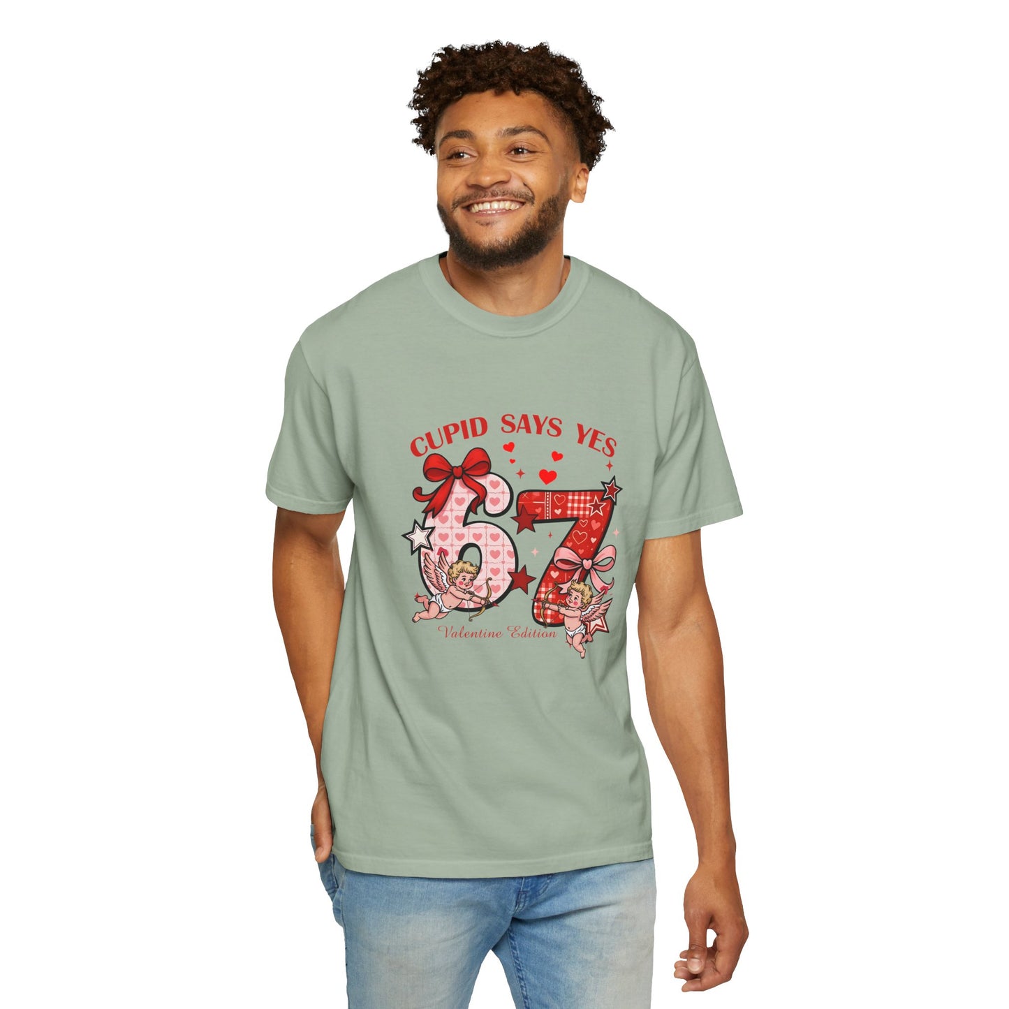Valentine’s Cupid Says Yes 67 T-Shirt