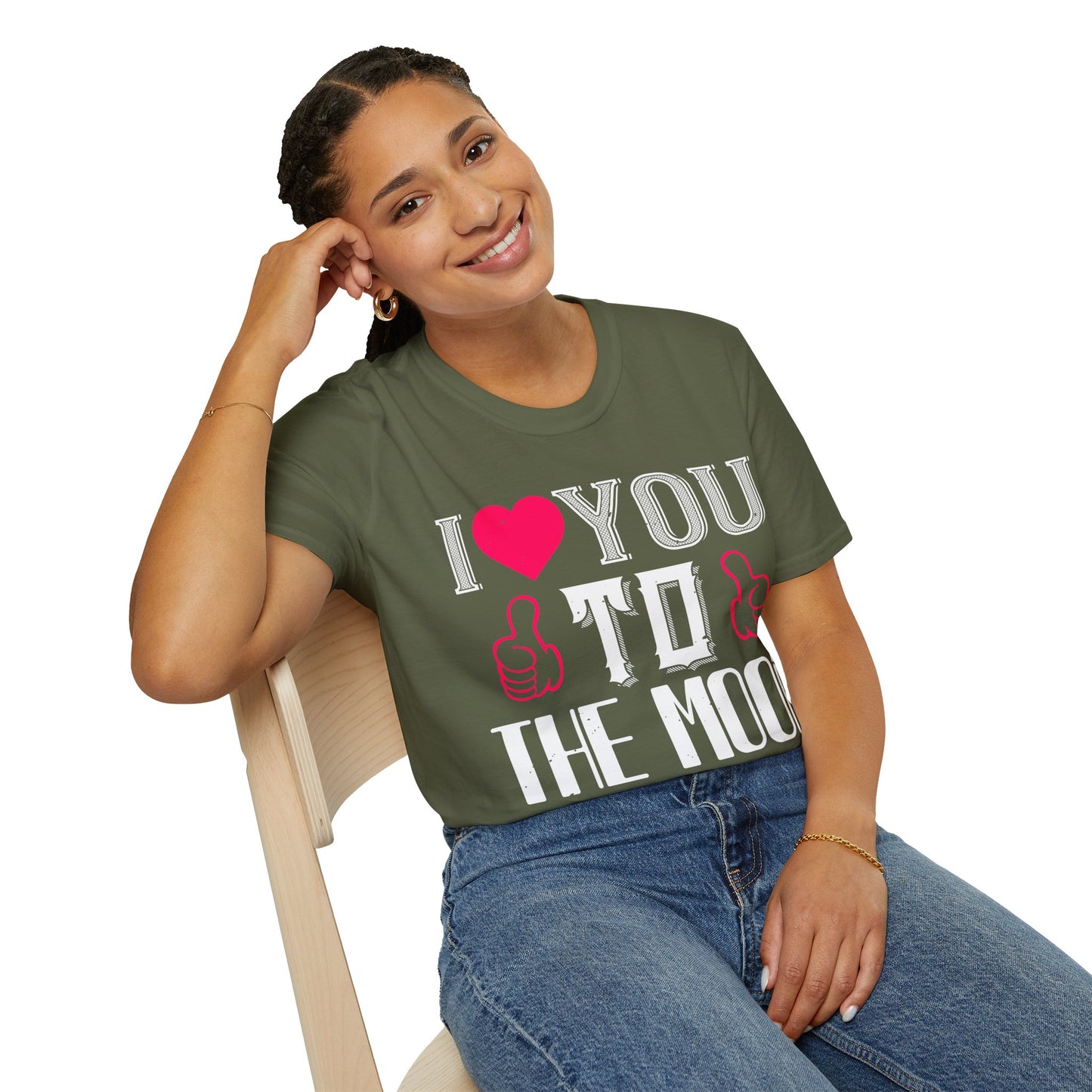I  You To The Moon & Back T-Shirt — Romantic Couple Valentine Tee