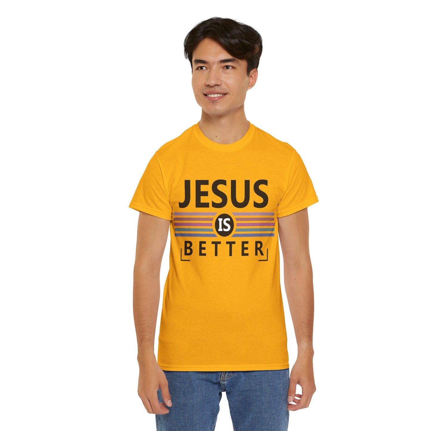 Jesus Is Better Unisex Heavy Cotton Tee - Faith-Based Apparel