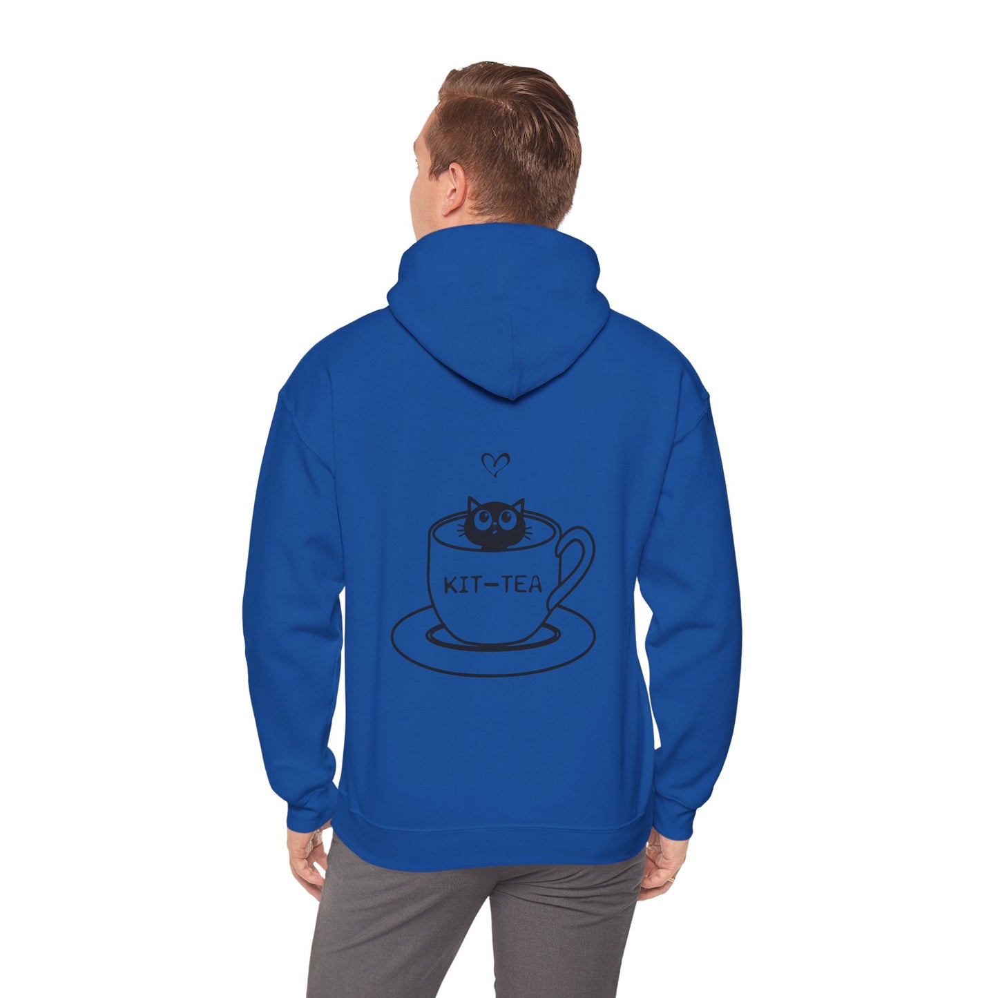 Kit-Tea Cat Hoodie — Cute Cat in Teacup Graphic Sweatshirt