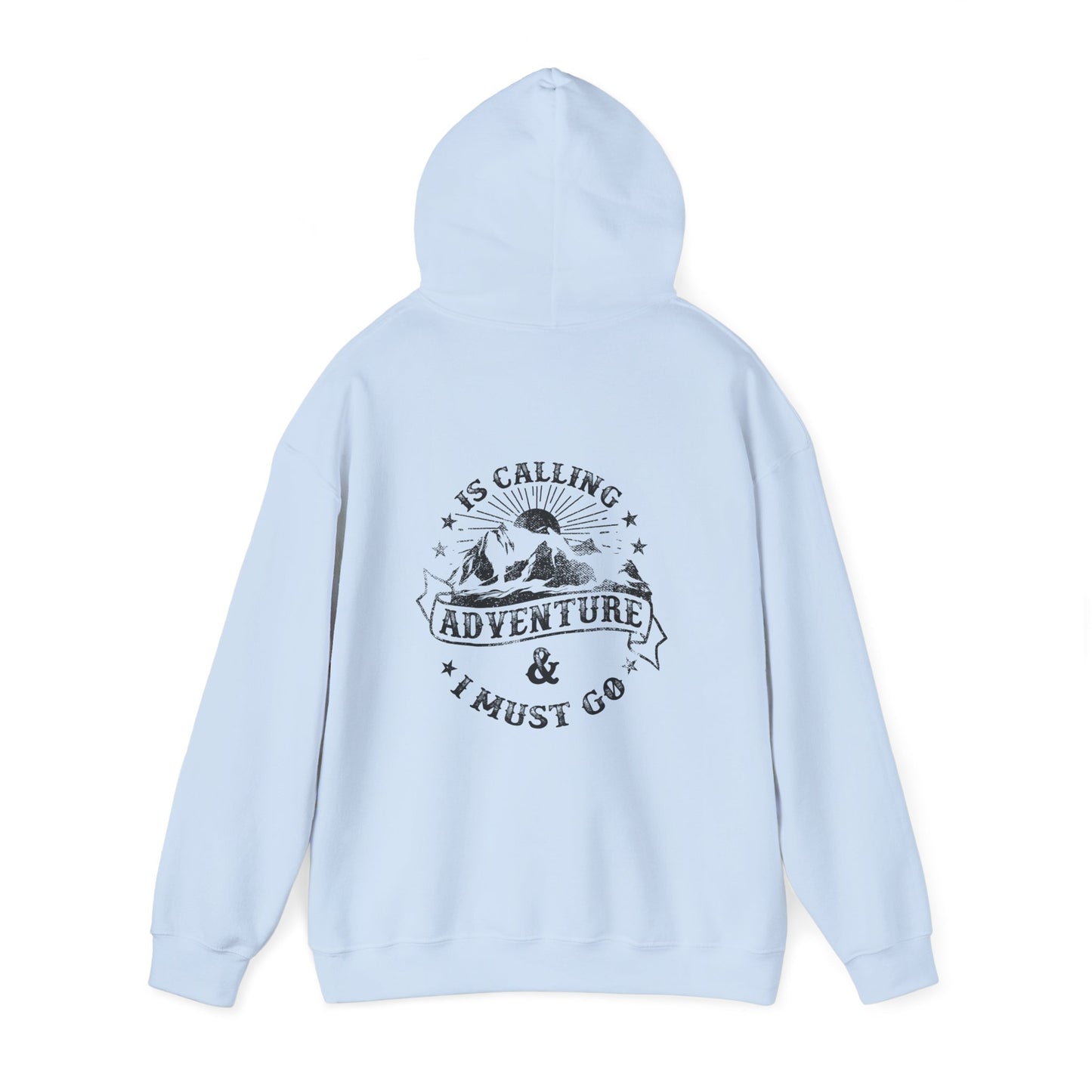 Adventure Awaits Unisex Hooded Sweatshirt for Outdoor Lovers